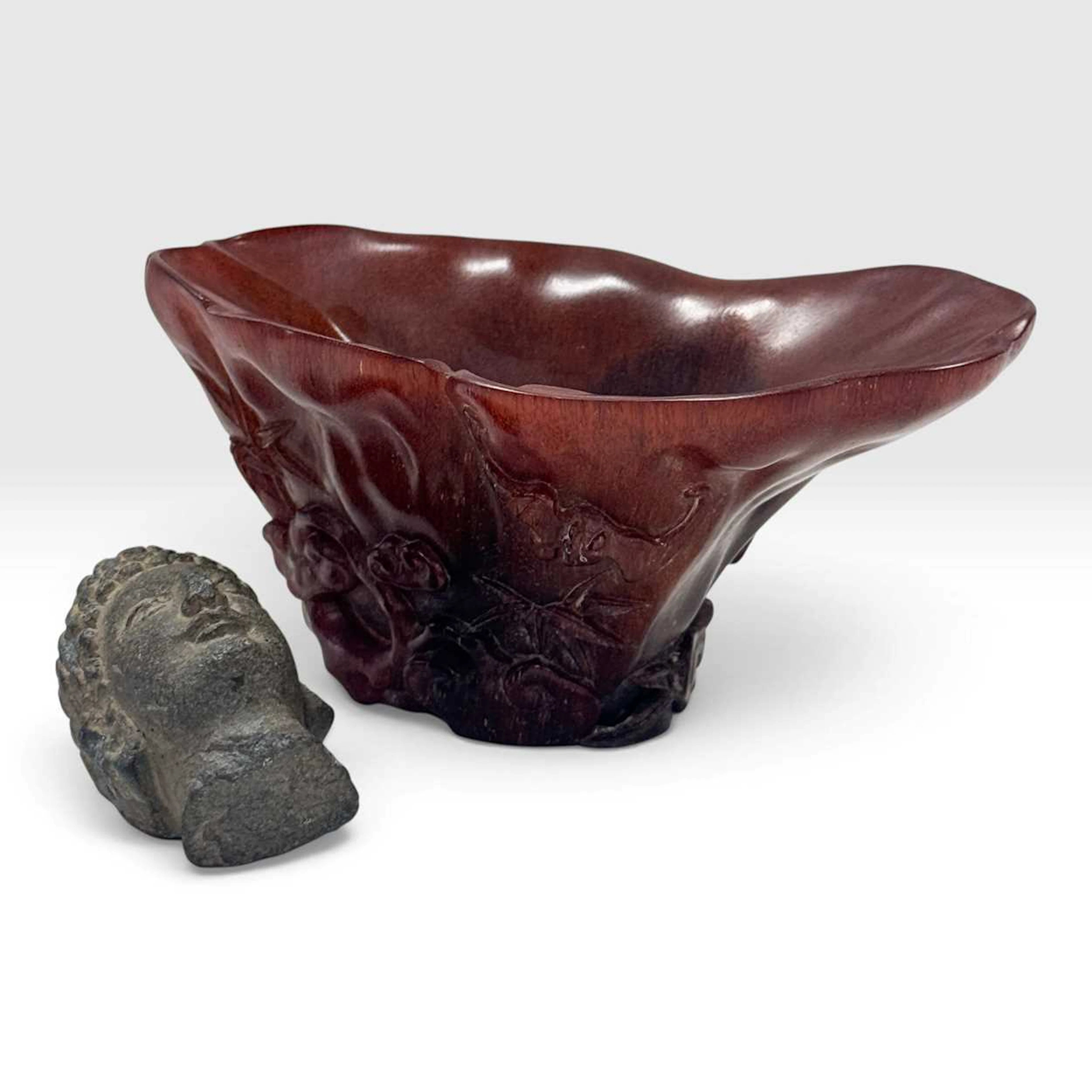 A Chinese libation cup