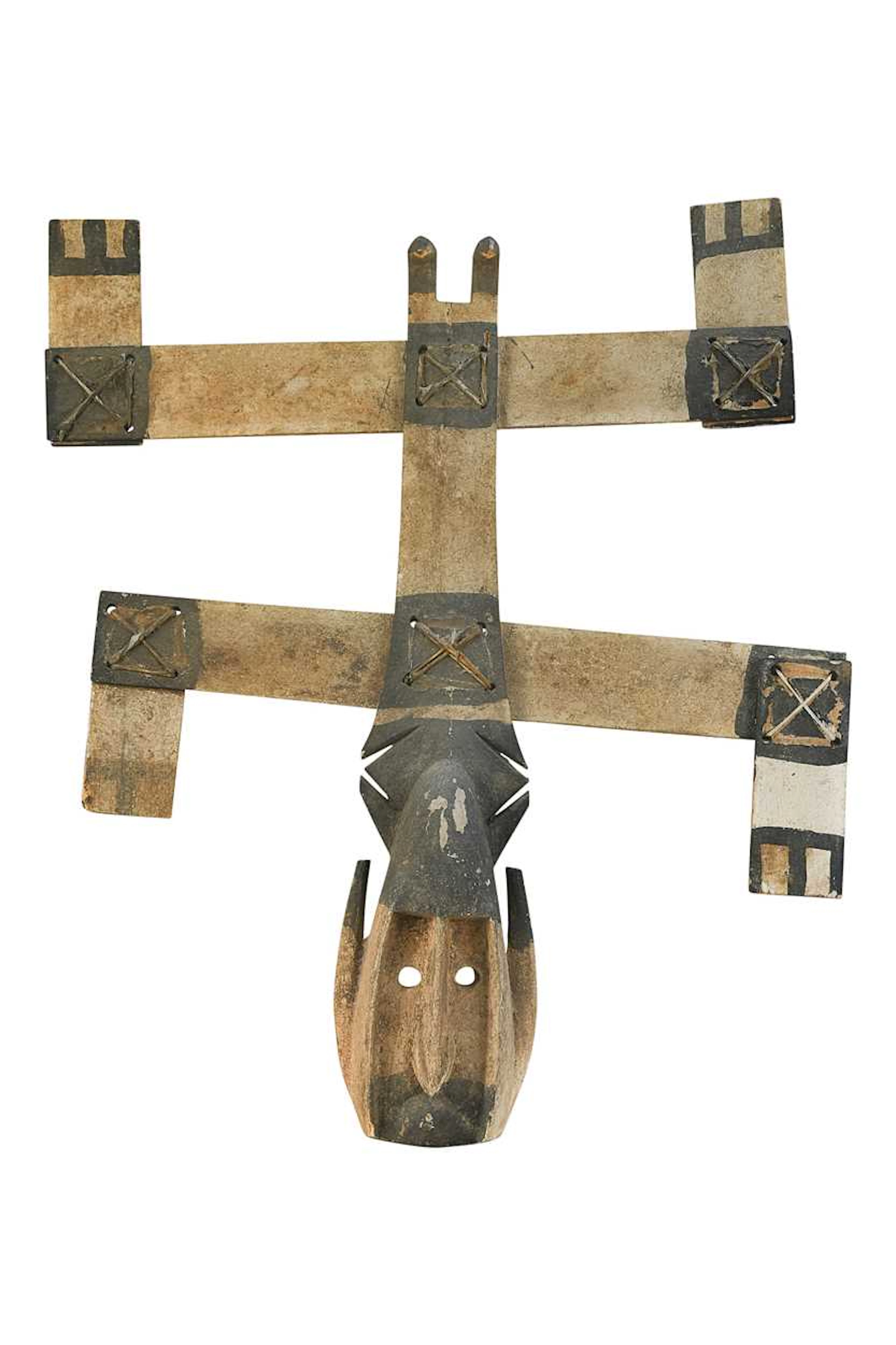 A Dogon (Mali) Kanaga ceremonial tribal mask, 20th century