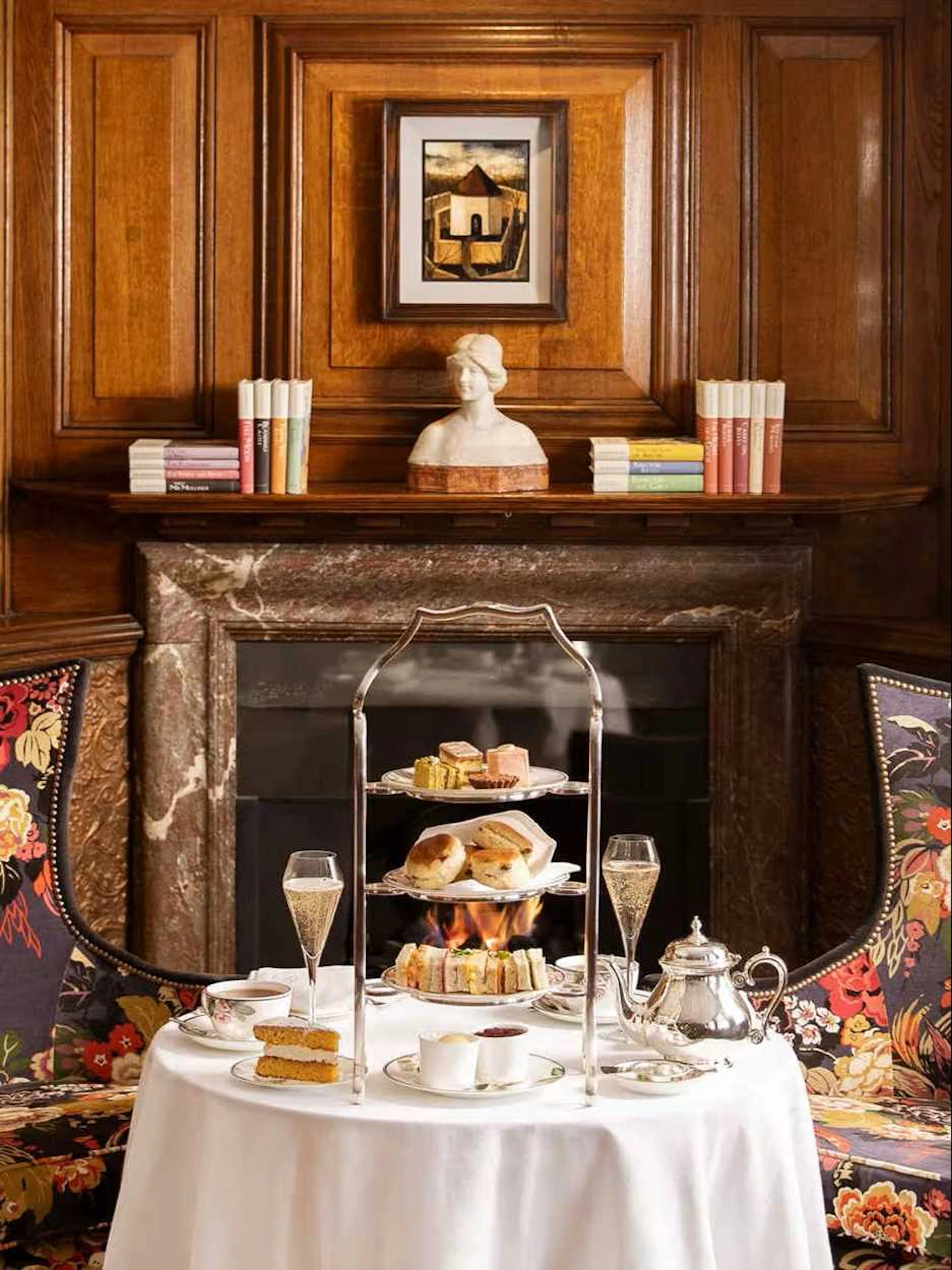 Champagne Afternoon Tea for 4 guests at Brown's Hotel, London