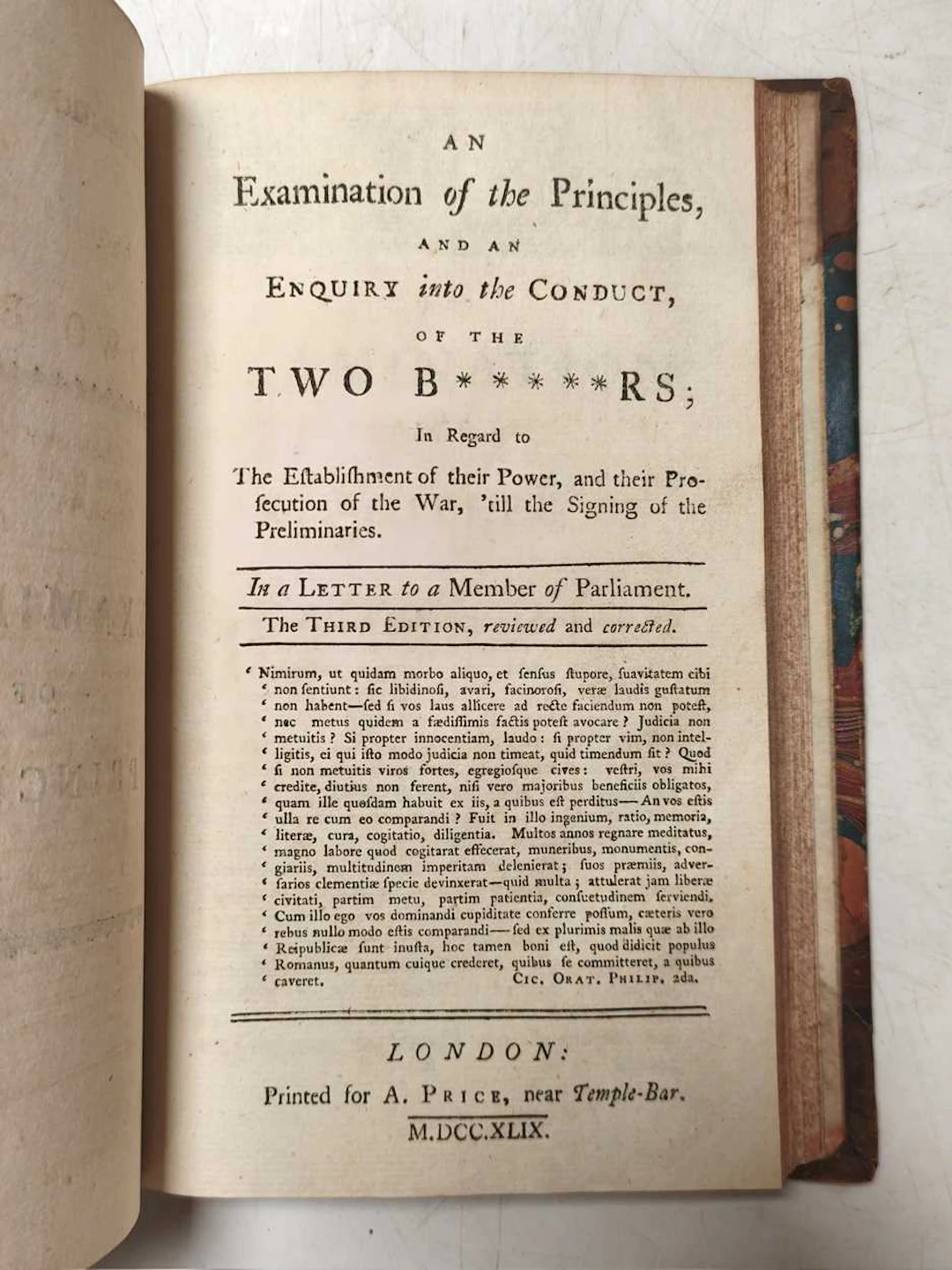 [WALPOLE - politics]