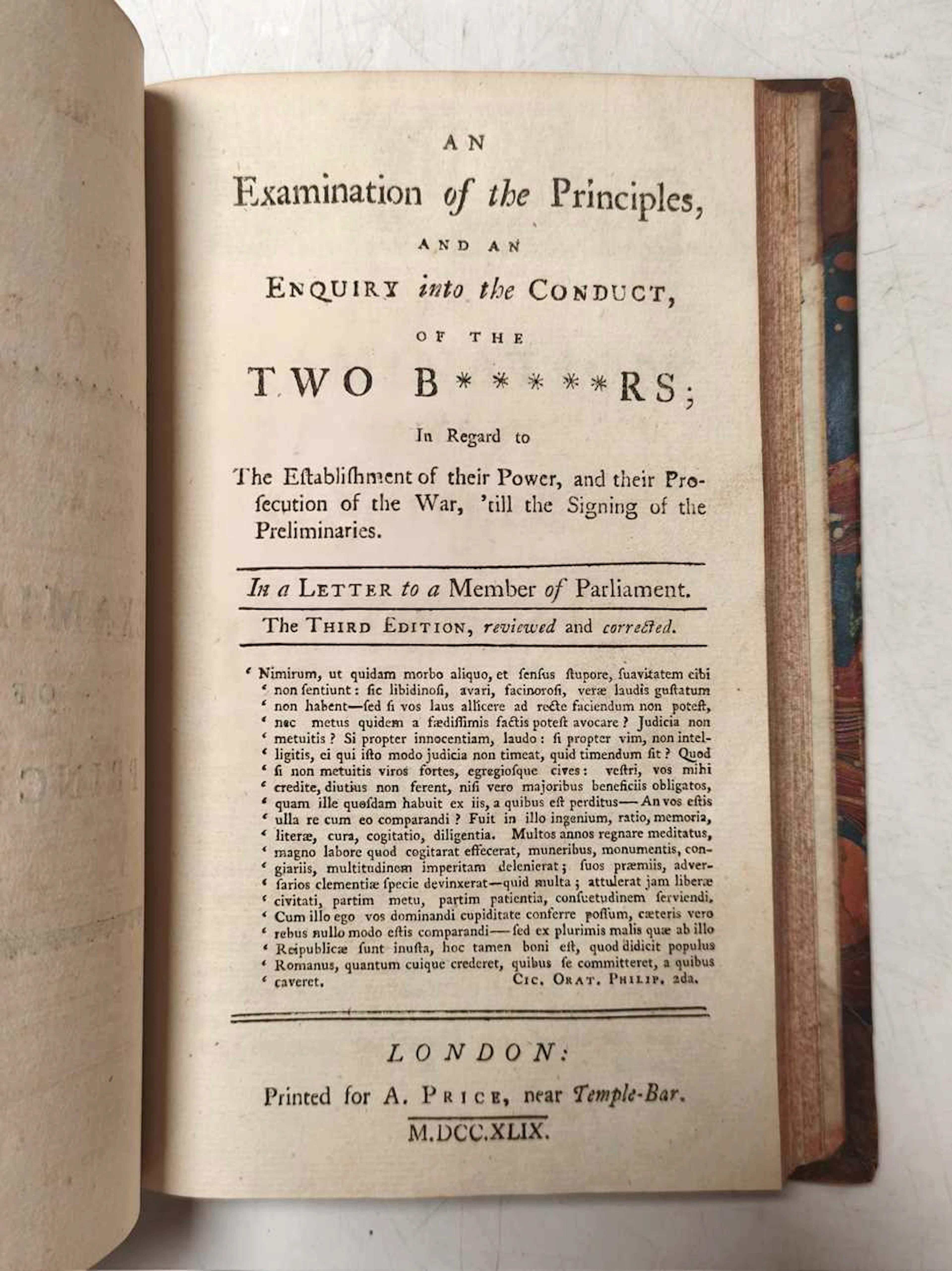 [WALPOLE - politics]