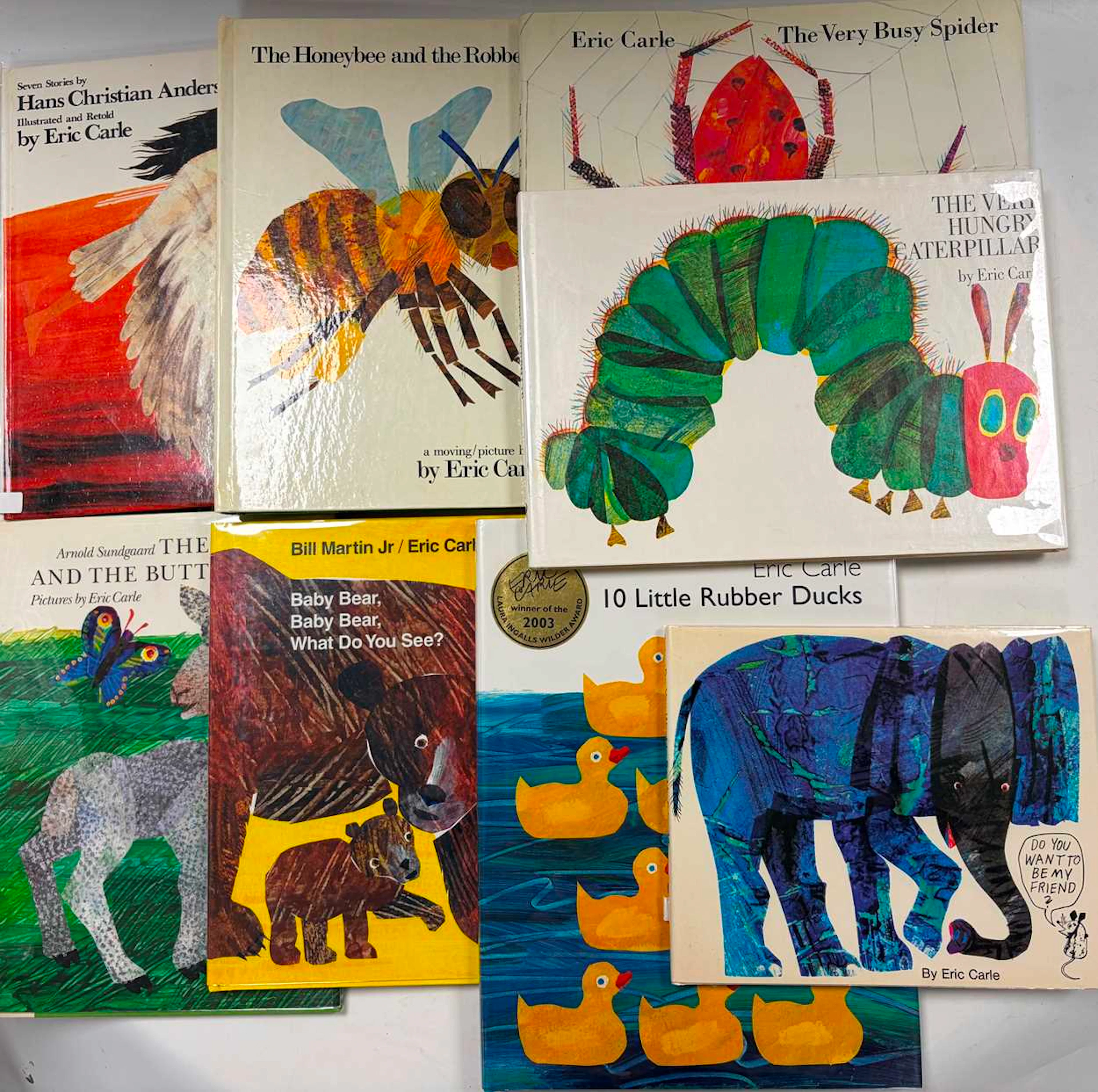 CARLE (Eric) Collection of 16 author-signed/inscribed children's books