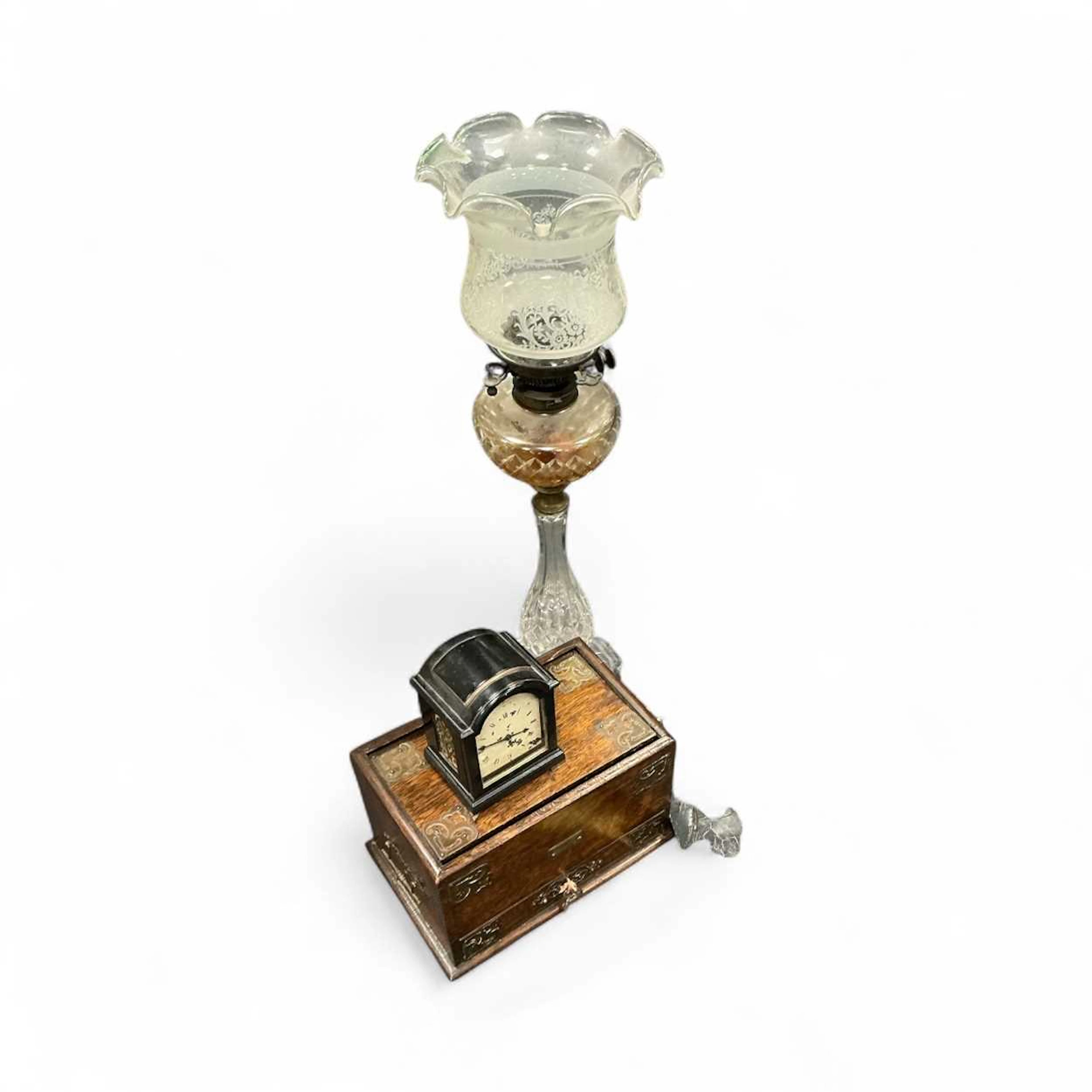 Pair table ornaments in the form of brass Golden...
