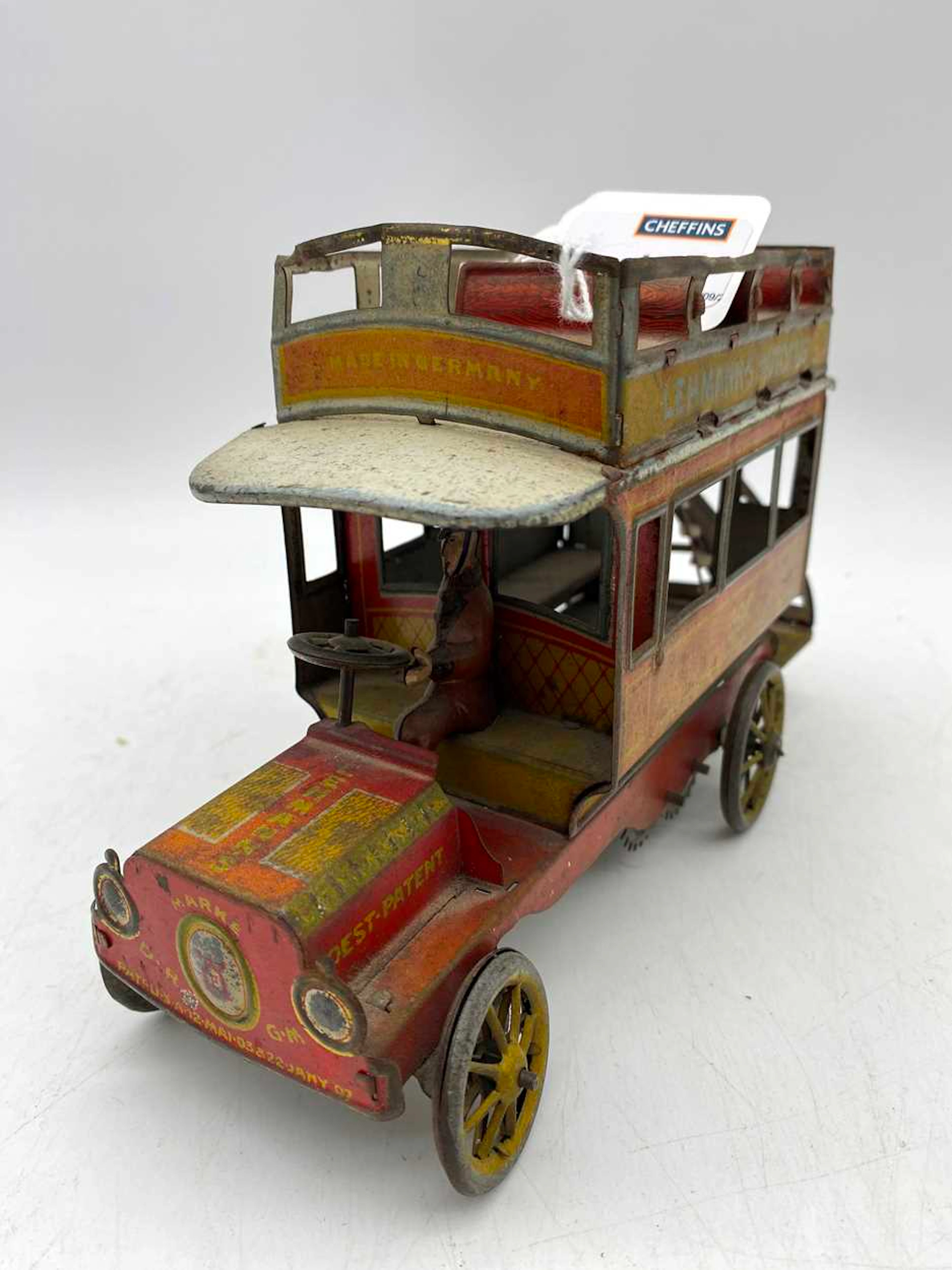 A Lehmann tinplate clockwork 590 Autobus