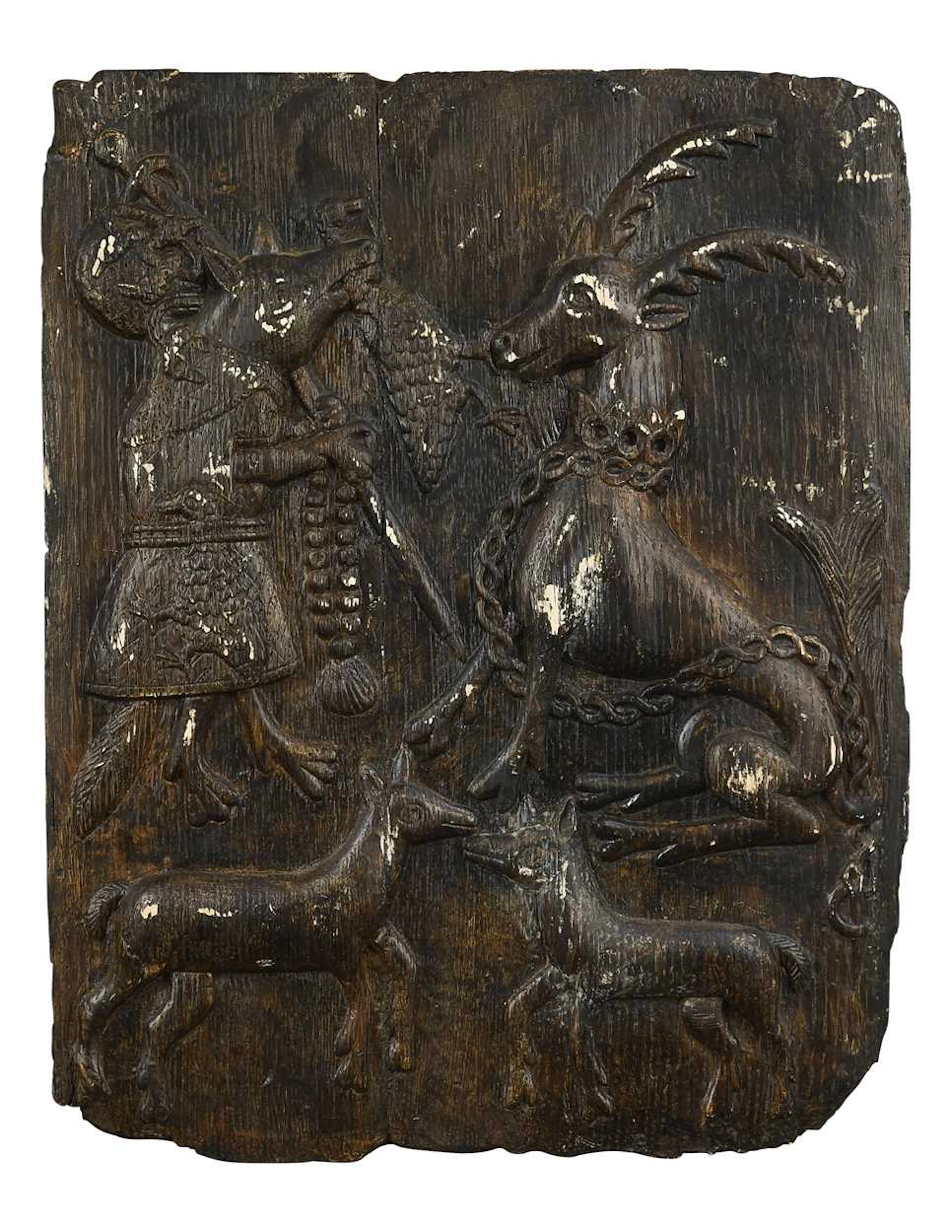 A North European oak panel