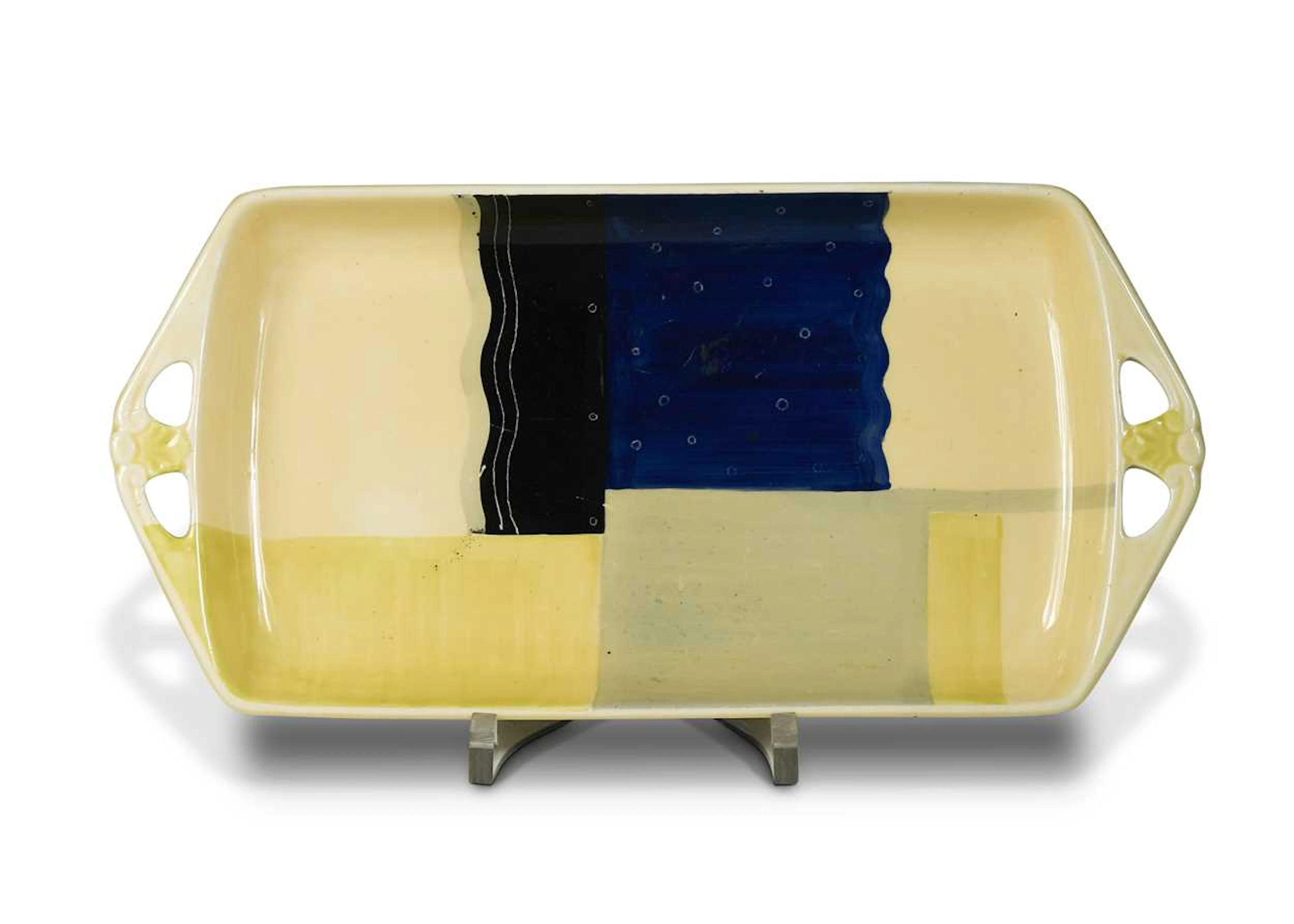 Susie Cooper, a 'Galaxy' pattern tray
