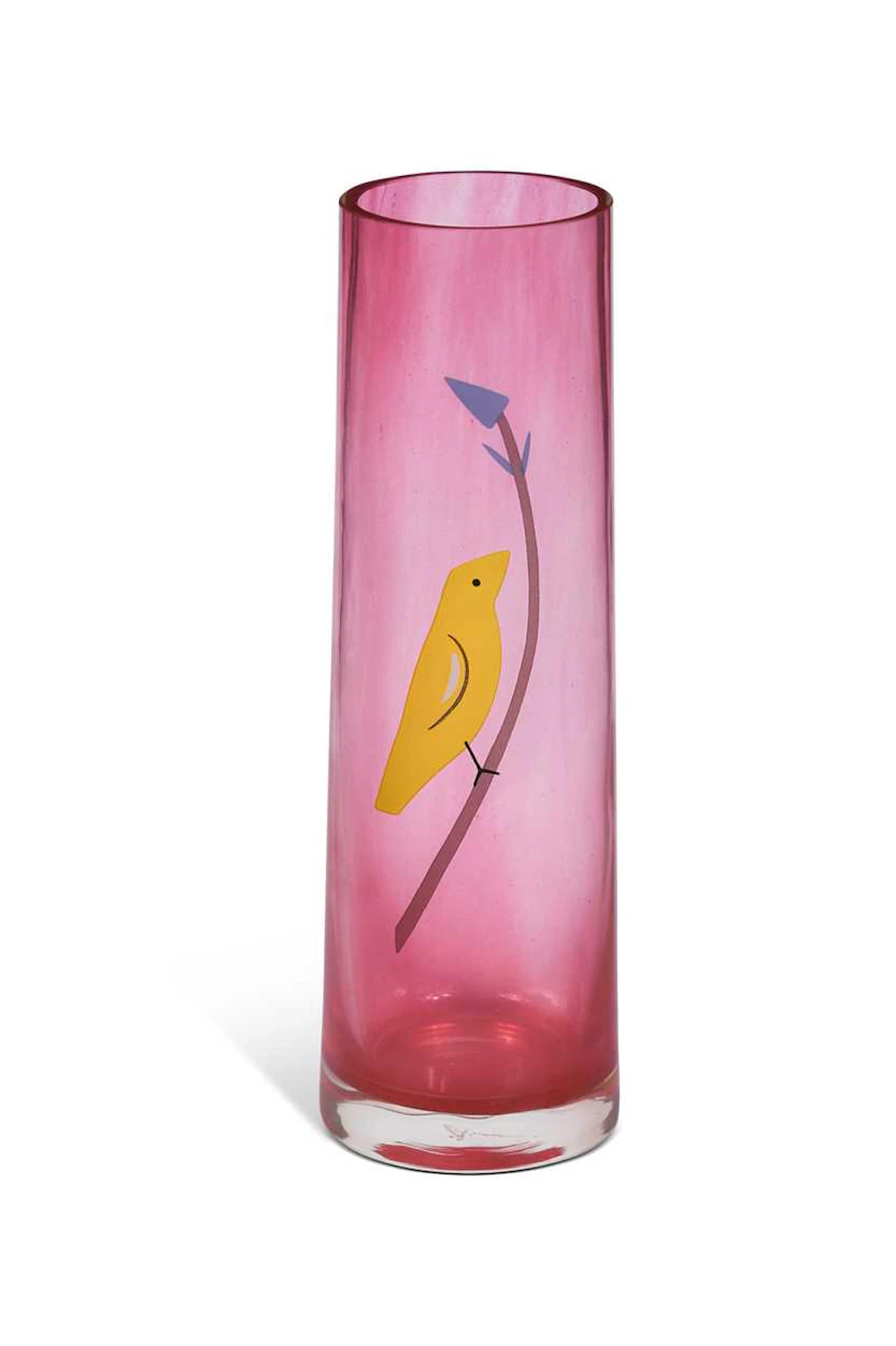 Craigie Aitchison RA (1926-2009) for the Royal Academy of Arts, glass vase