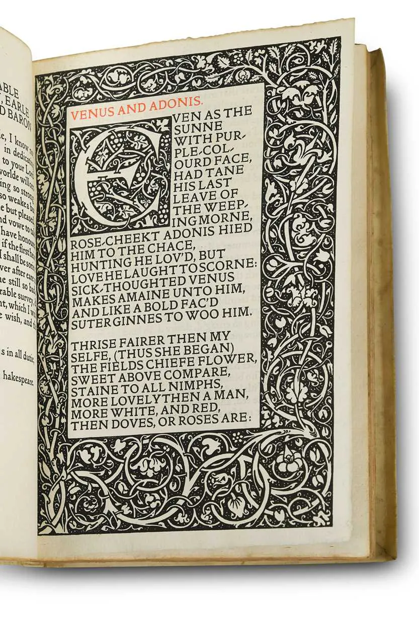 Kelmscott Press. SHAKESPEARE (William)