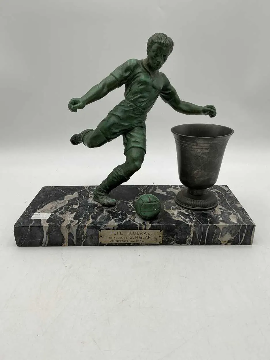At Art Deco Football trophy