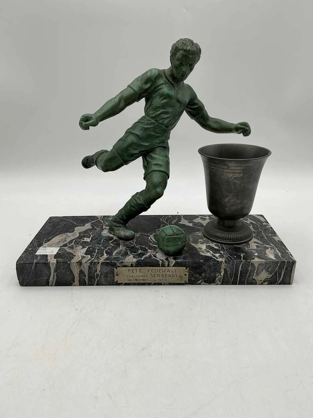 At Art Deco Football trophy