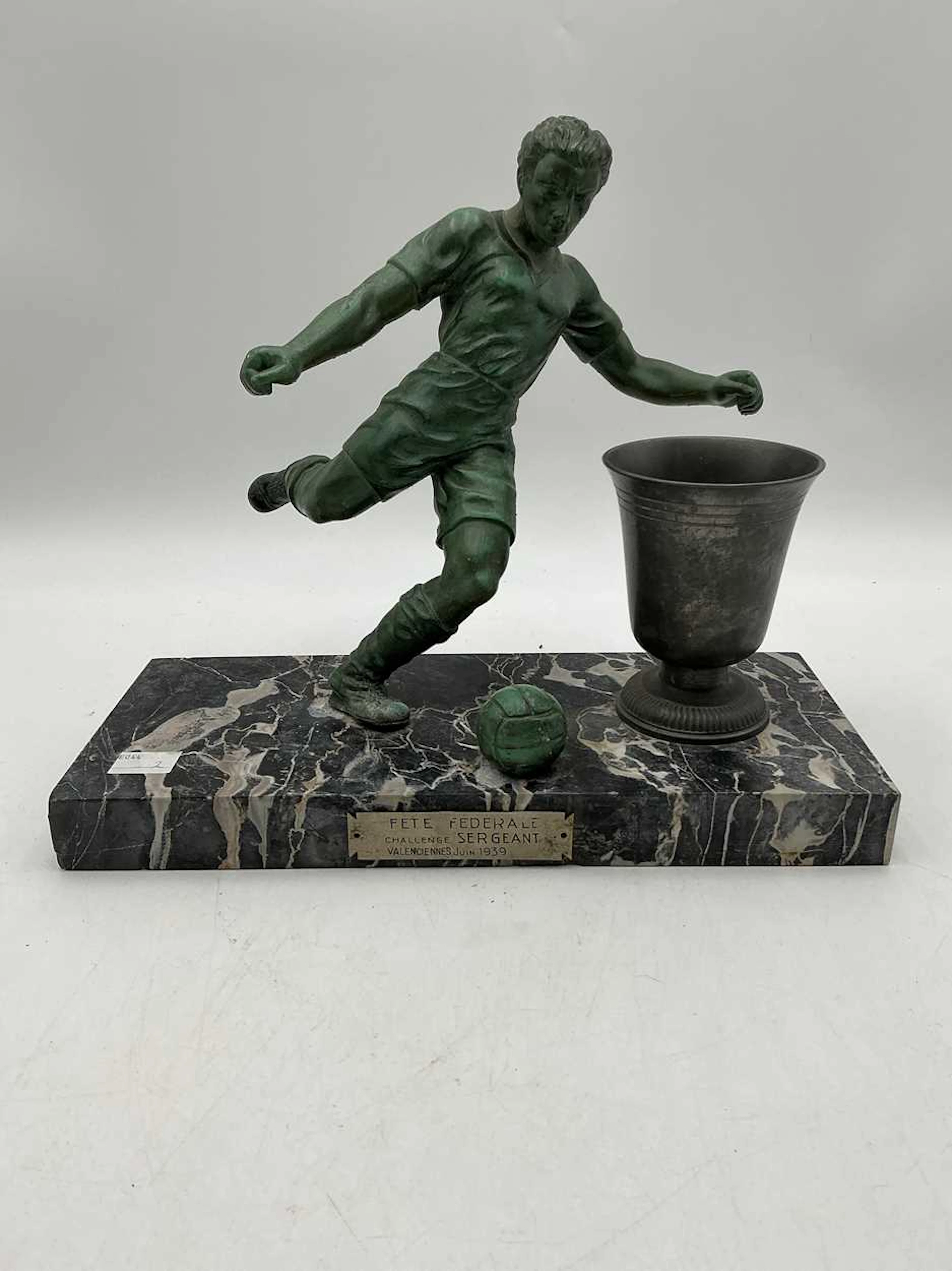 At Art Deco Football trophy