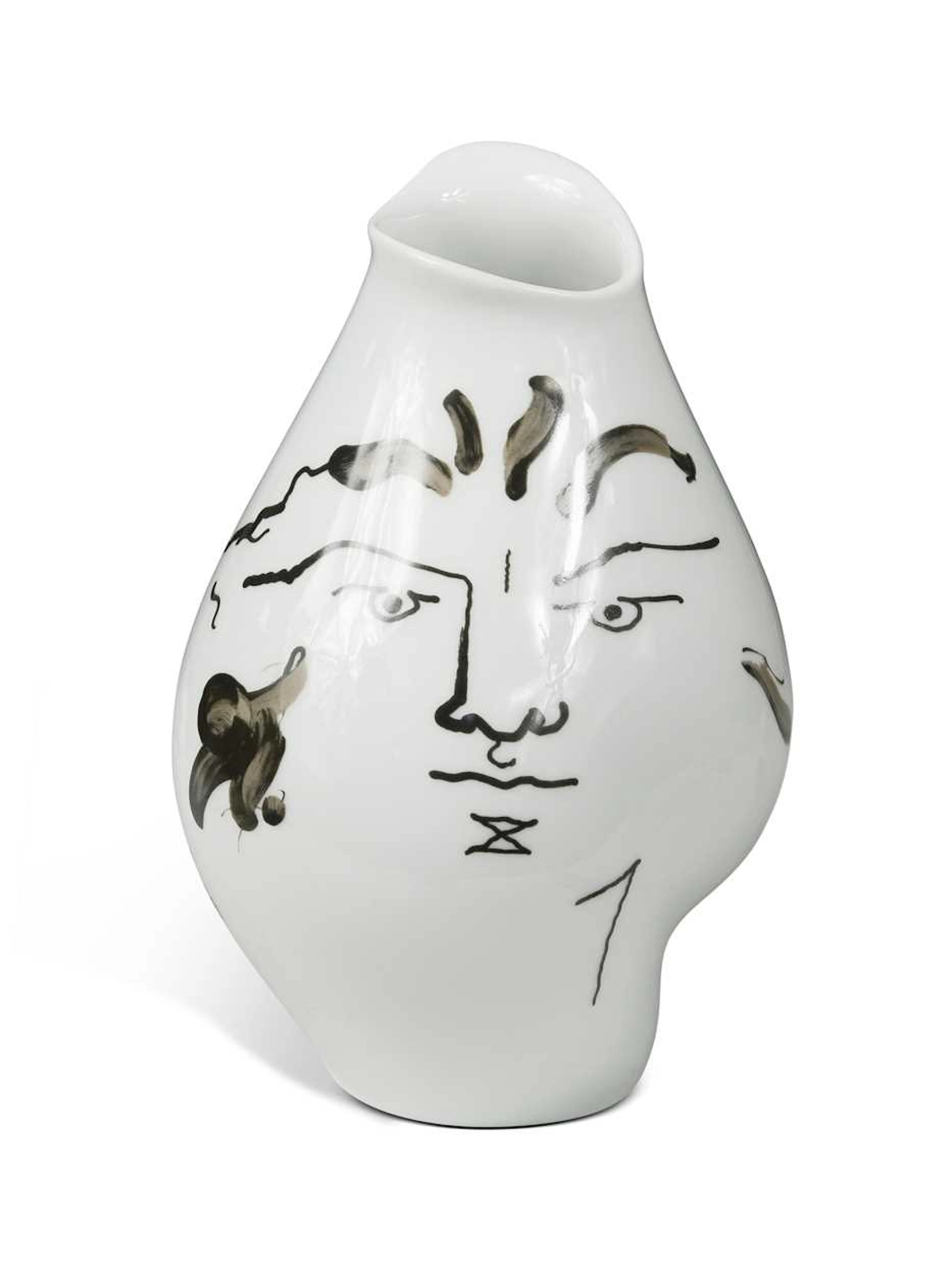 Jean Cocteau (1889-1963) or Rosenthal, Tête, 1952