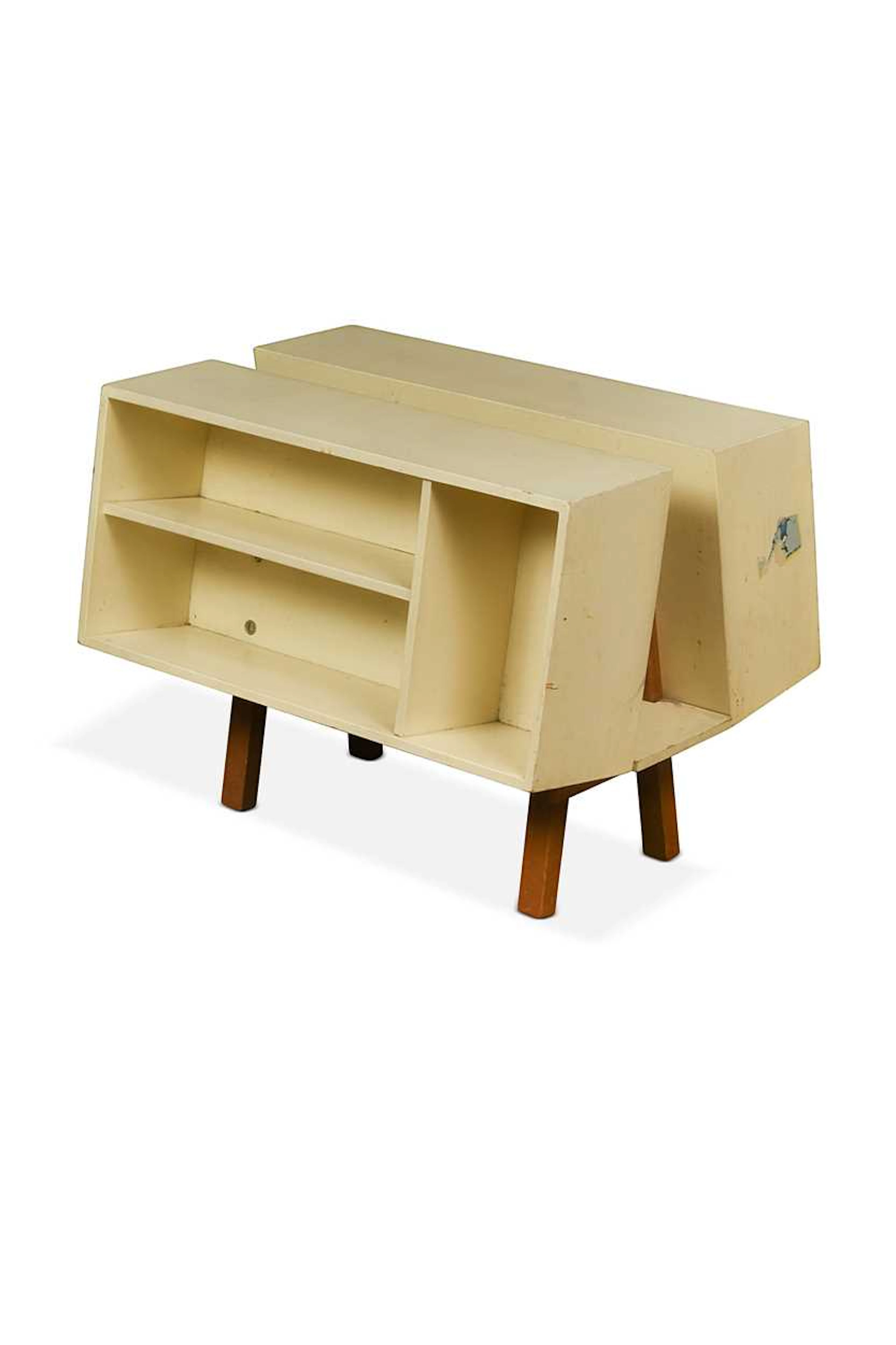 Ernest Race (1913-1964) for Isokon, a Mk II Penguin Donkey bookcase