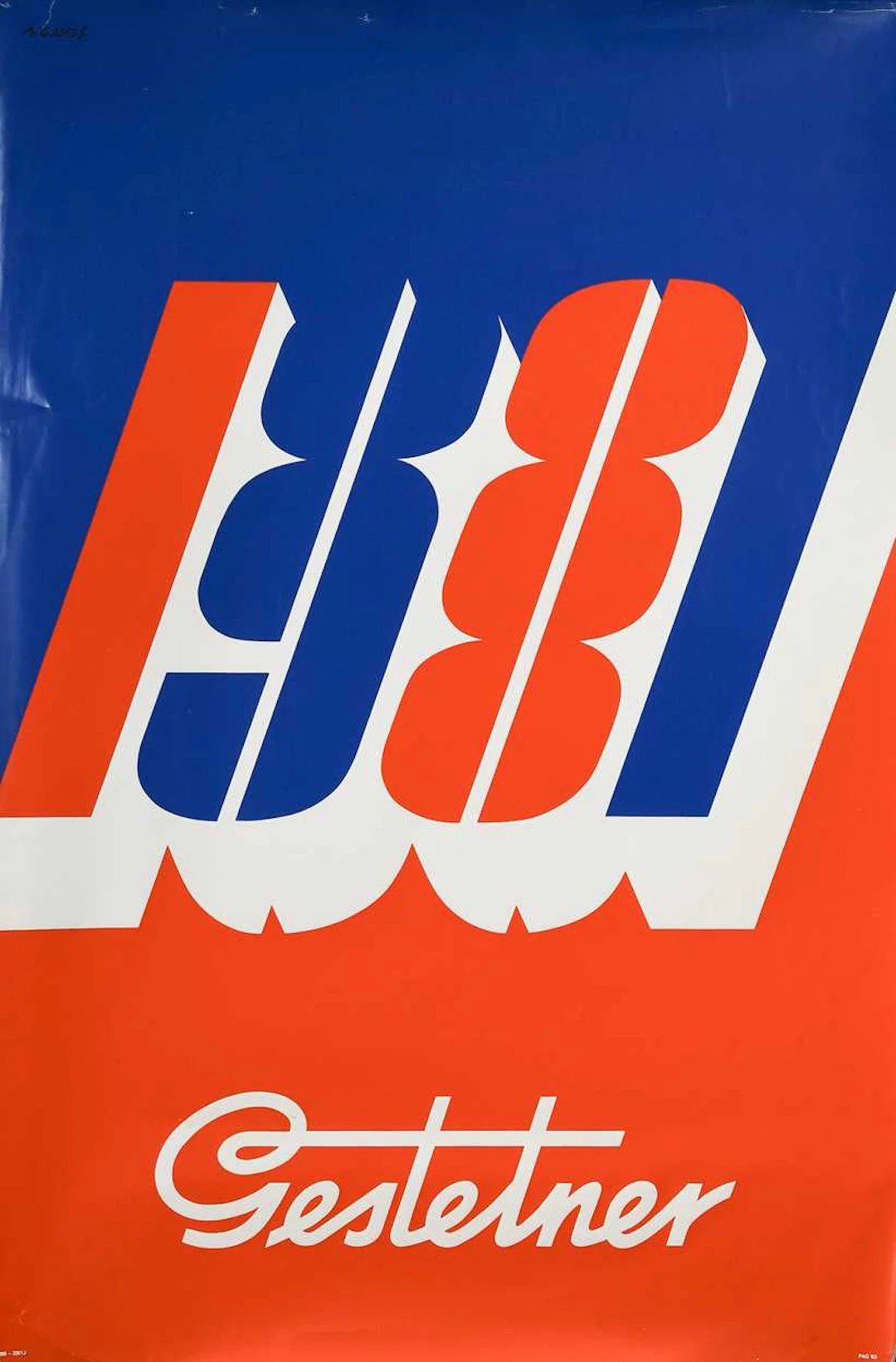 Abram Games (1914–1996), Gestetner, 1981