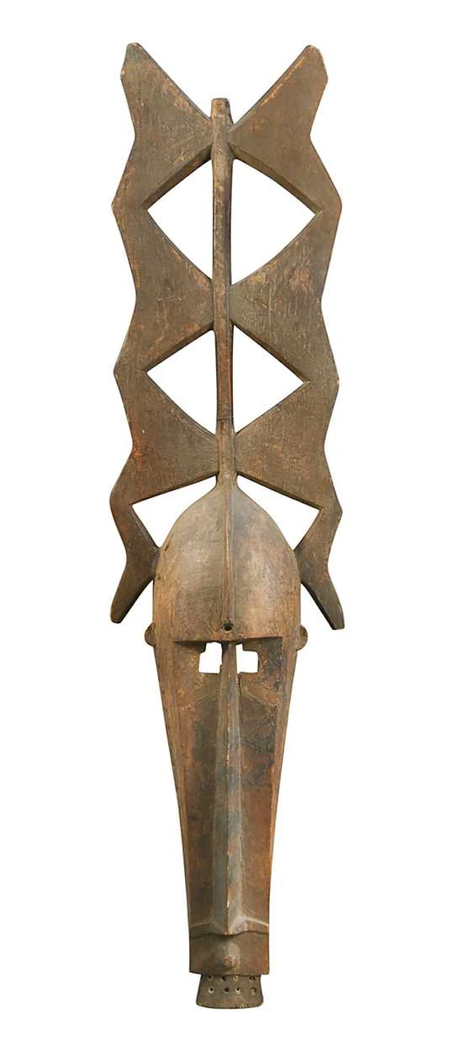 A Burkina Faso Bobo Nwenka mask