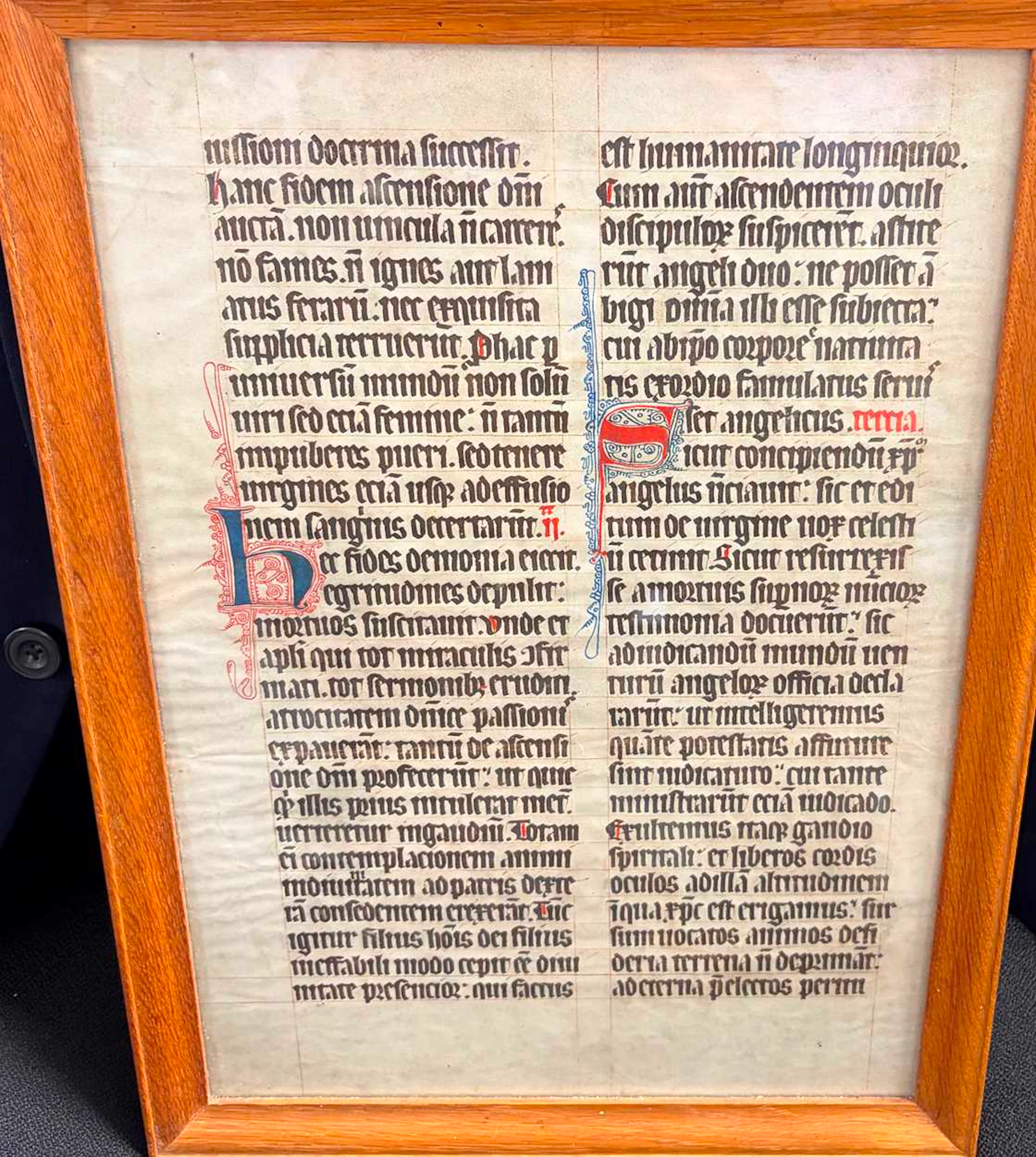 A 15th / 16th century Latin leaf