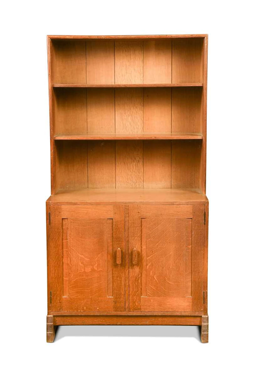 Attributed to Edward Barnsley (1900-1987), a Cotswold School oak bookcase