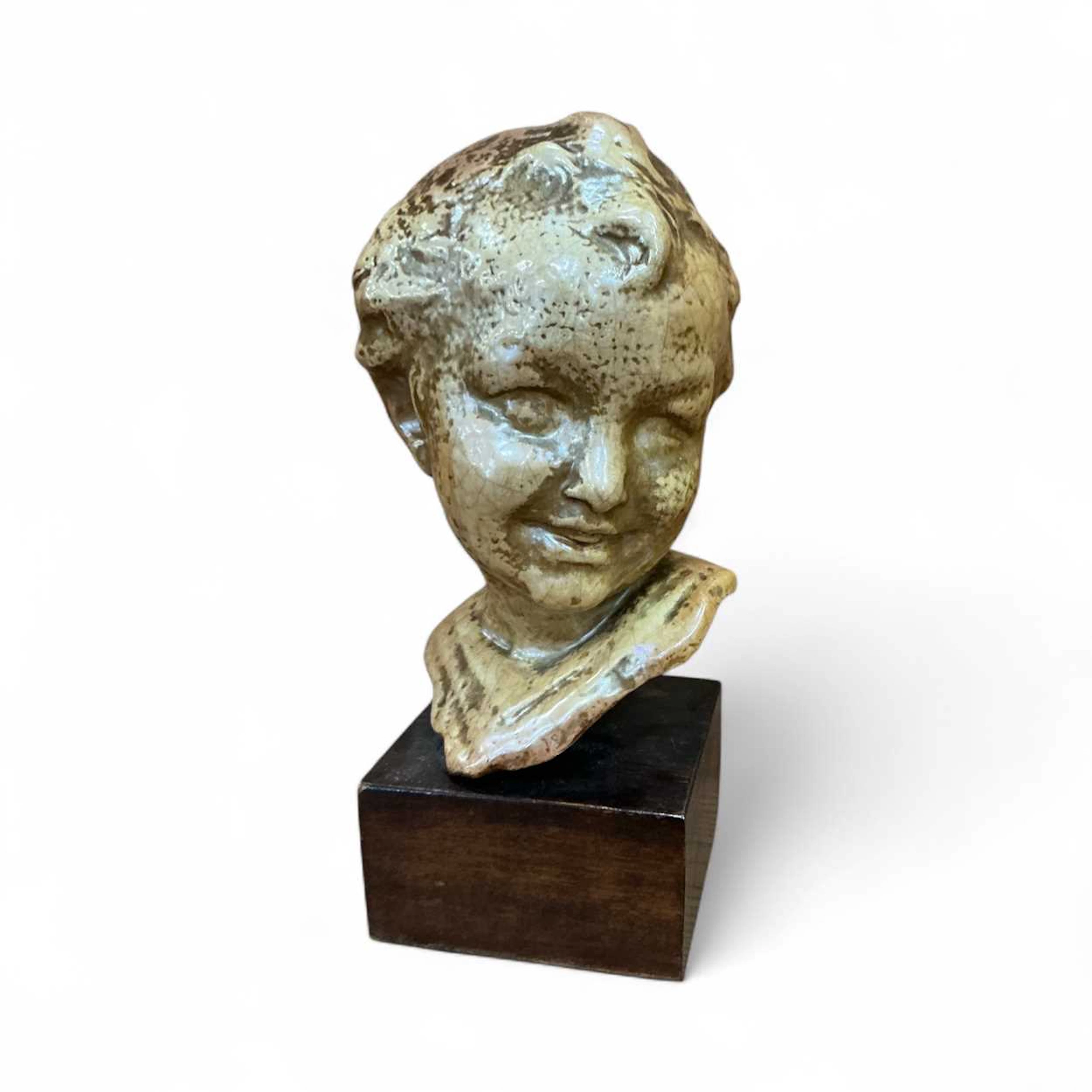 Pietro Melandri (1885 - 1976) head of a boy