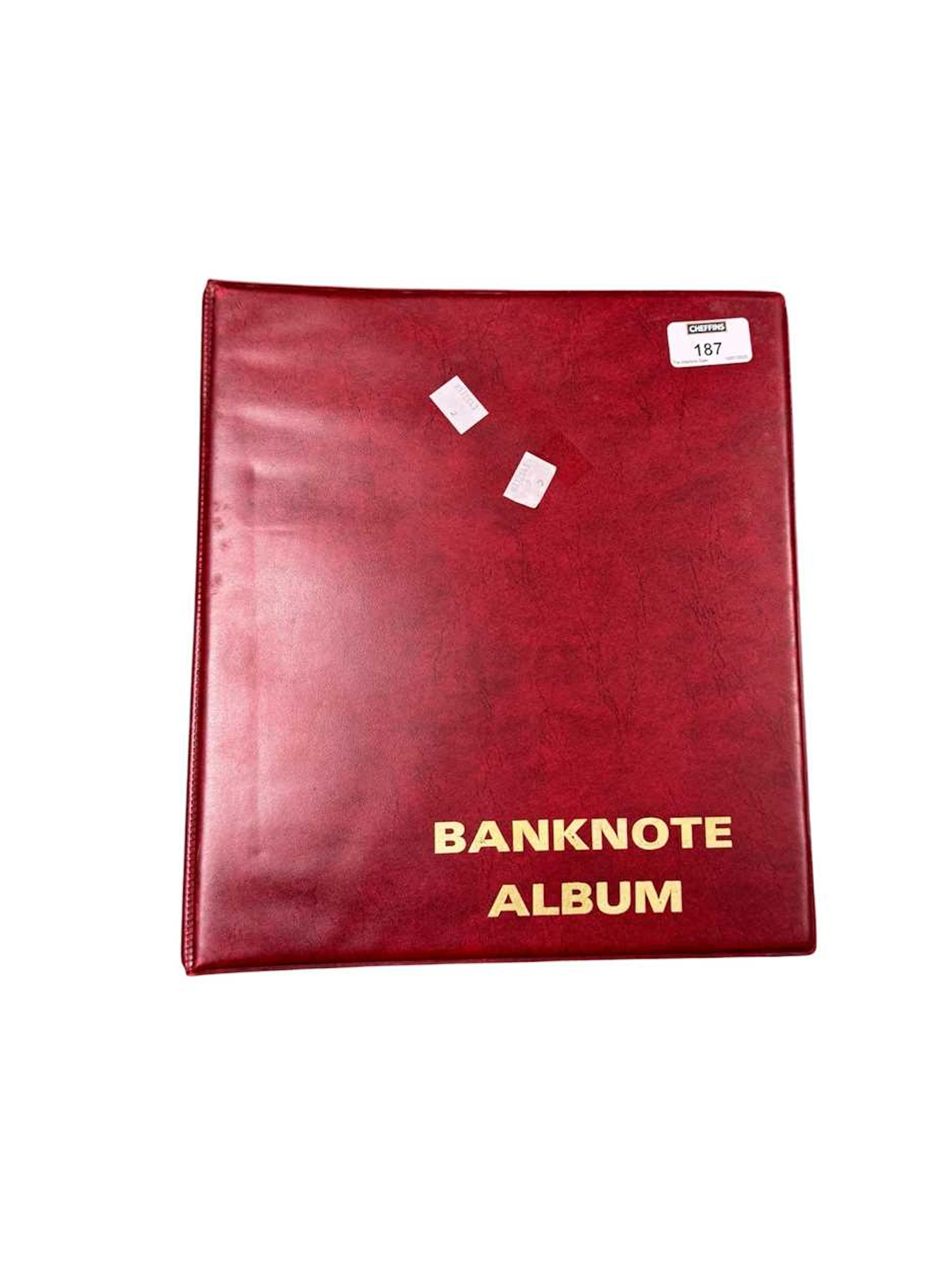 A folder of world bank-notes