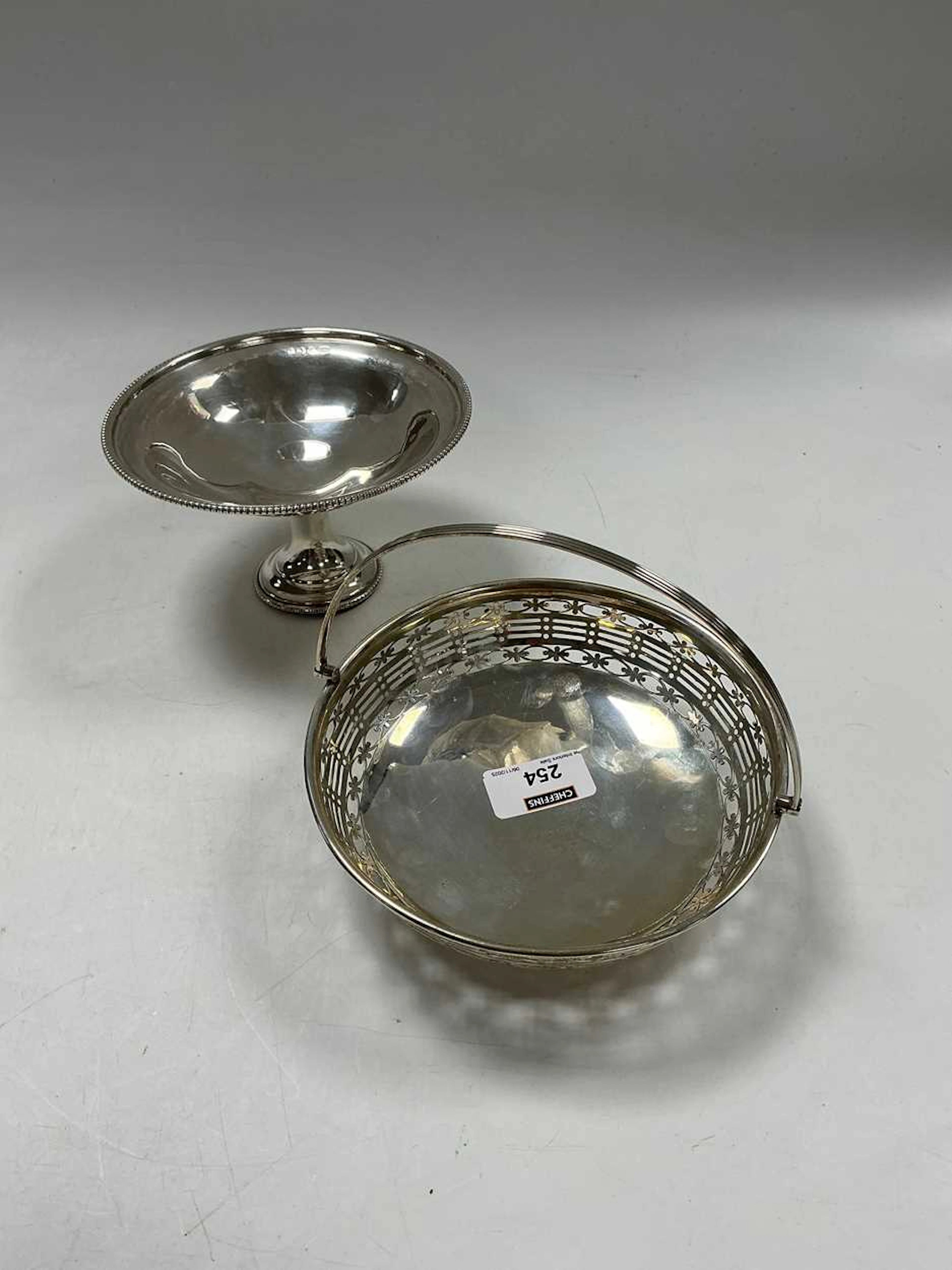 A silver bonbon dish (loaded)