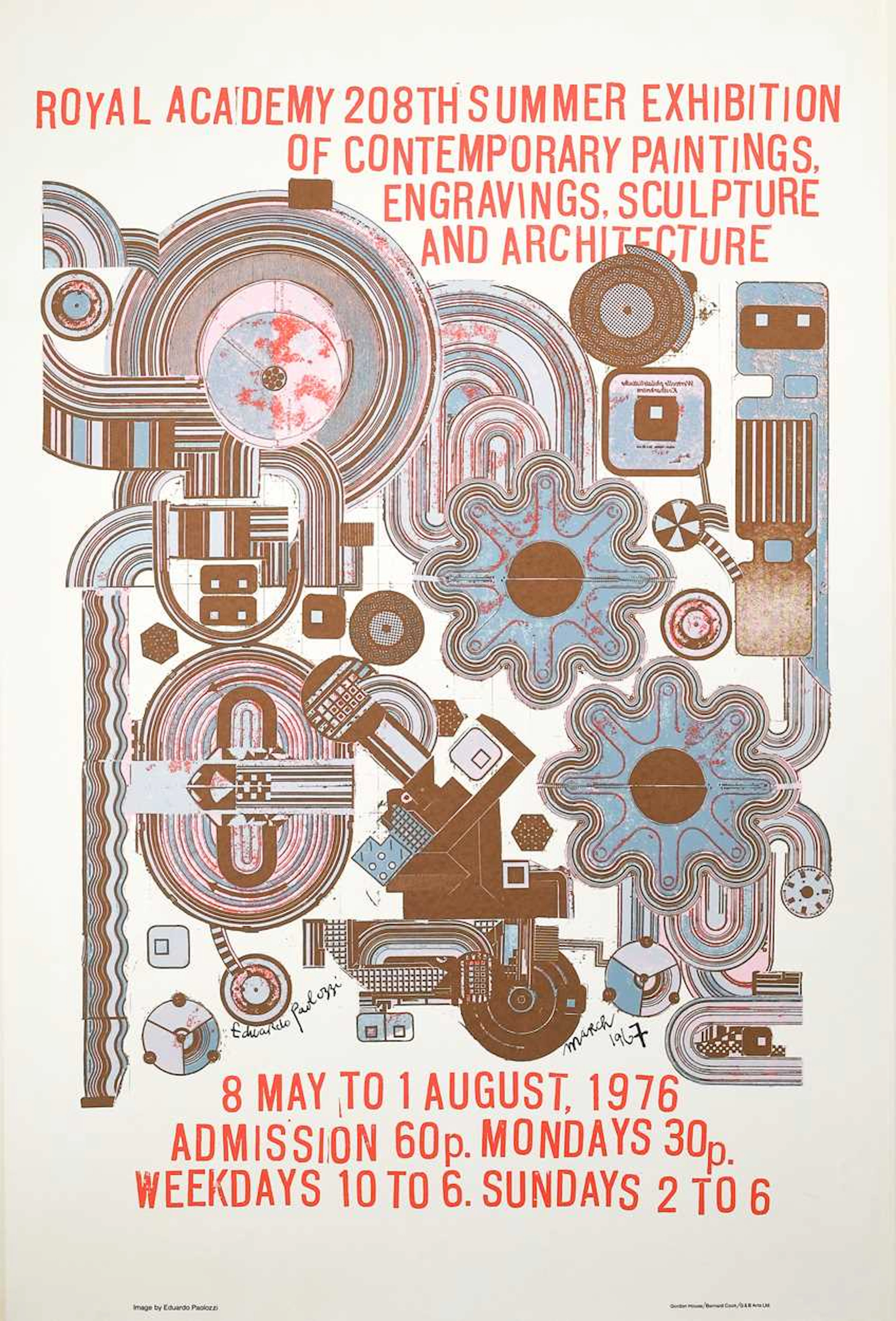 A collection of unframed Royal Academy exhibition posters