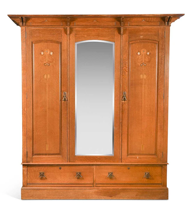 Shapland & Petter, Barnstaple, an Arts & Crafts bedroom suite