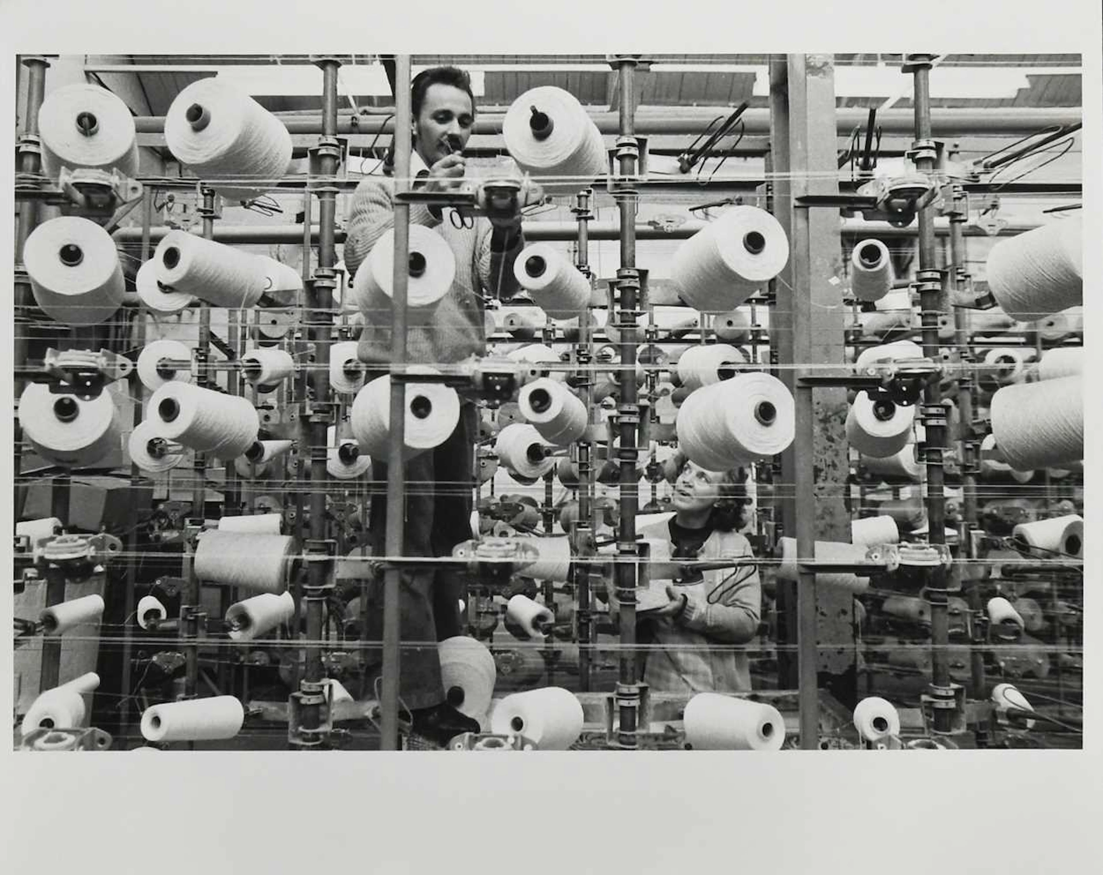 Martin Parr (1952-2025), Setting Up Tufting Creel, Firths