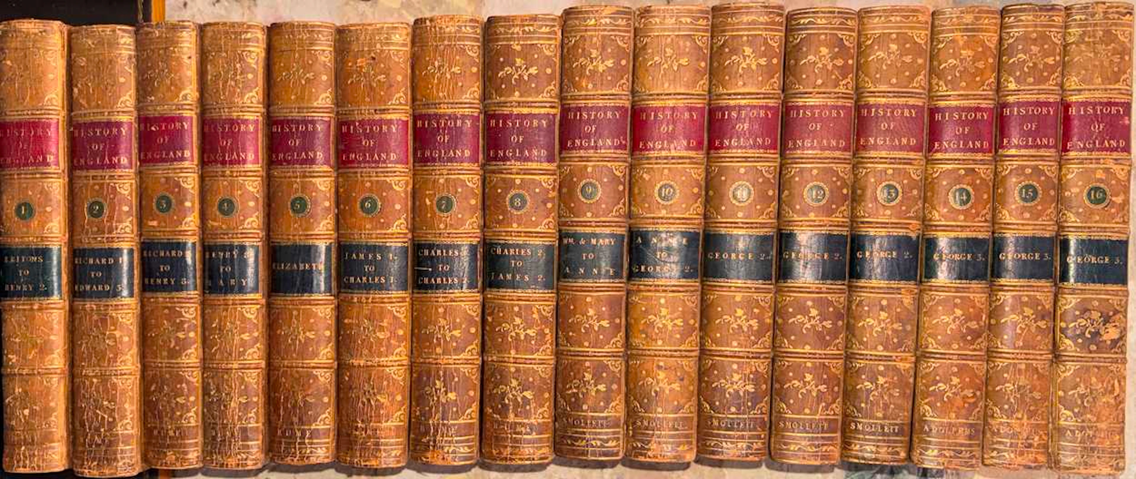 Bindings. ADOLPHUS, HUME & SMOLLETT.