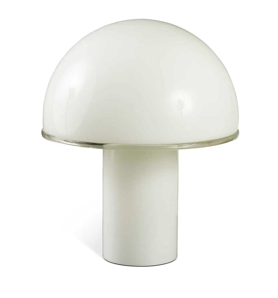 Luciano Vistosi (1931 - 2010) for Artemide, an Onfale Tavolo glass table lamp