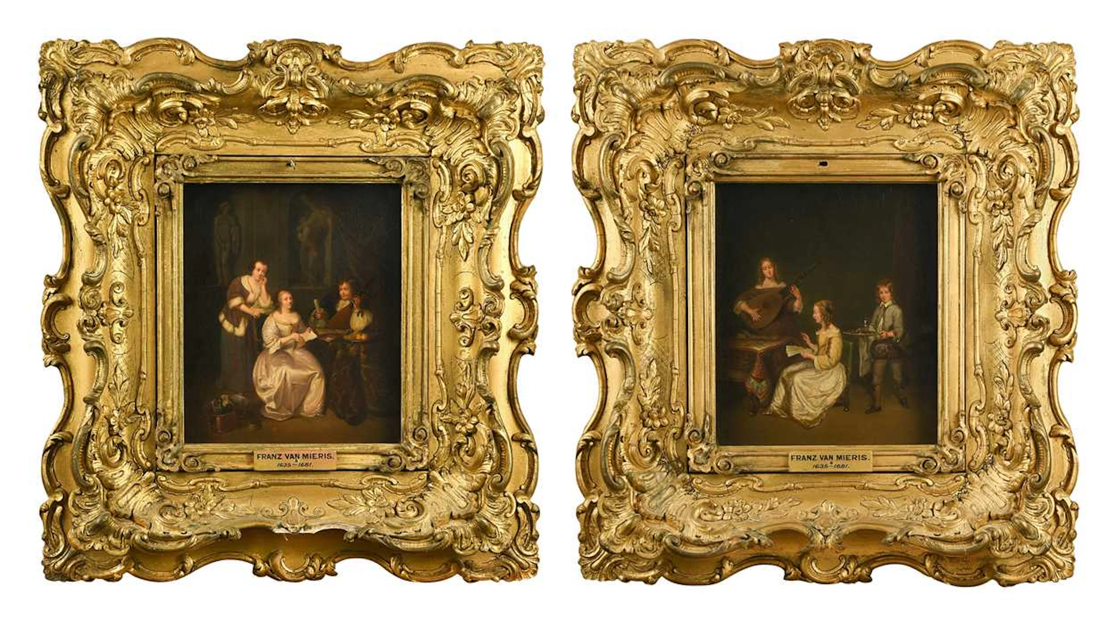 After Caspar Netscher and Gerard ter Borch