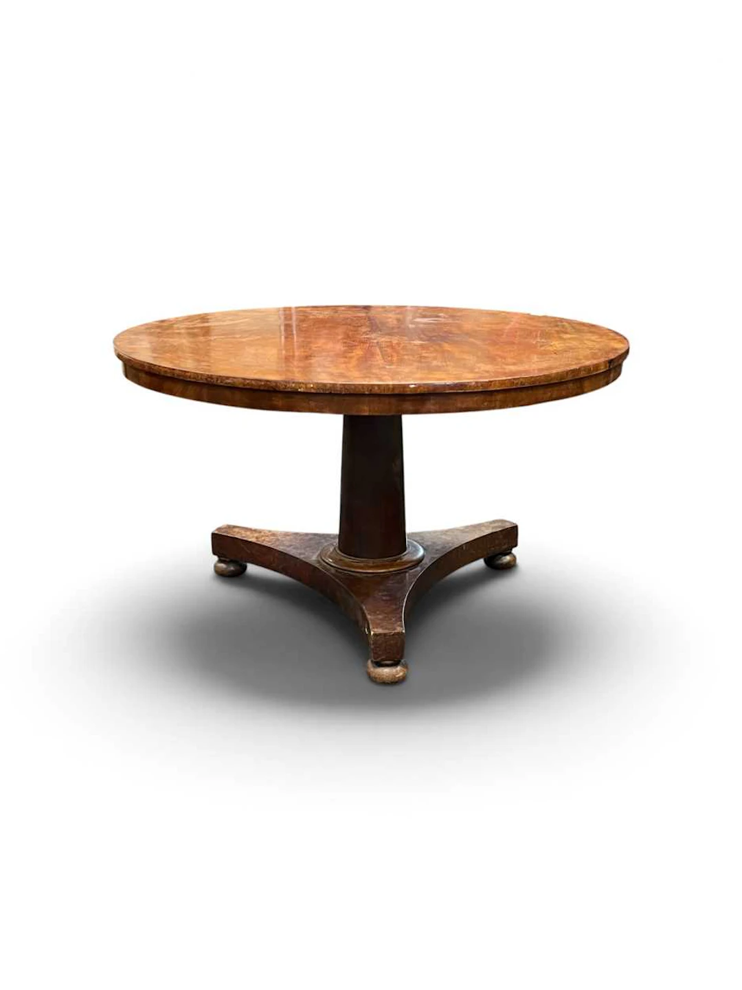 A mahogany breakfast table