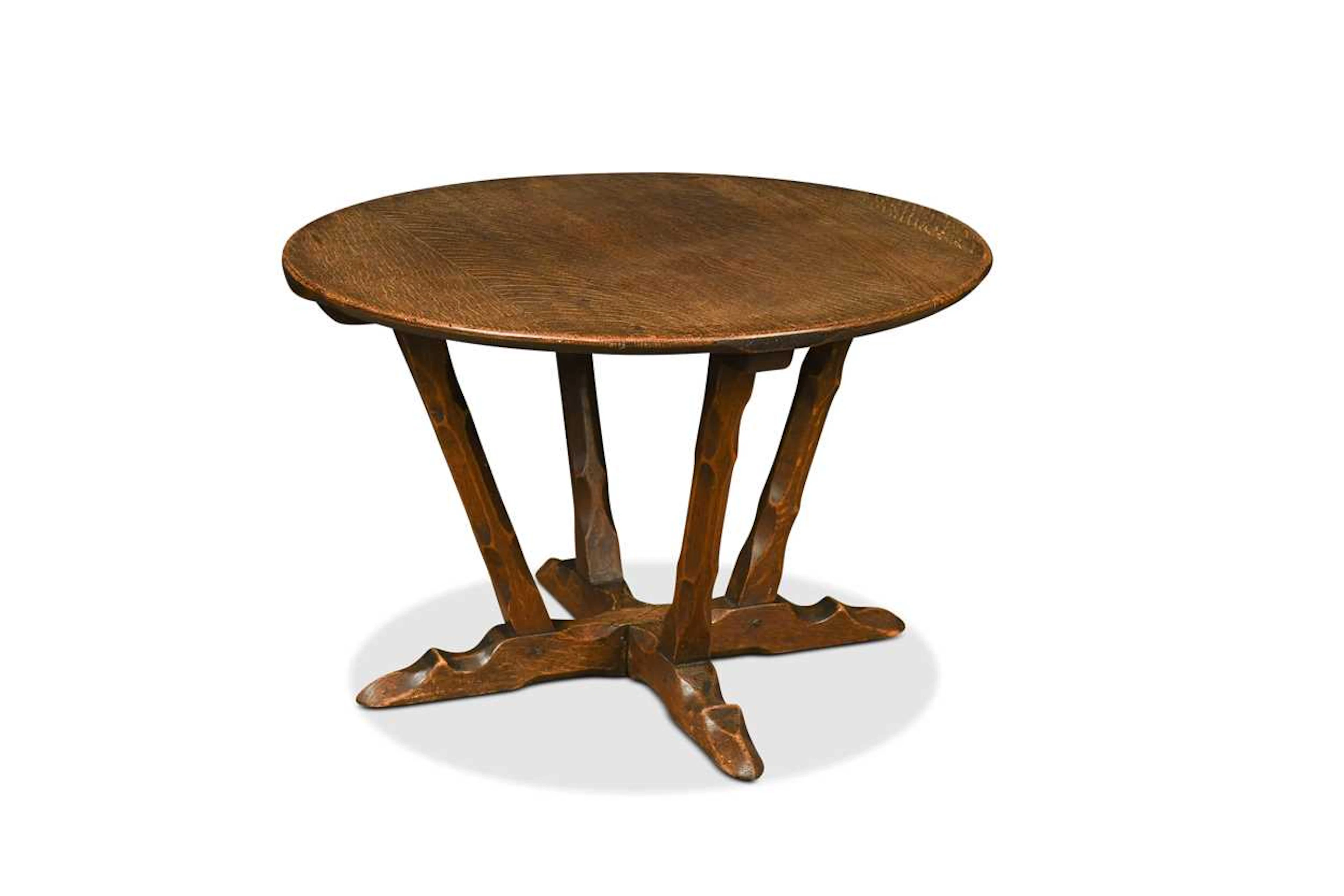Attributed to Arthur Romney Green, an oak occasional table