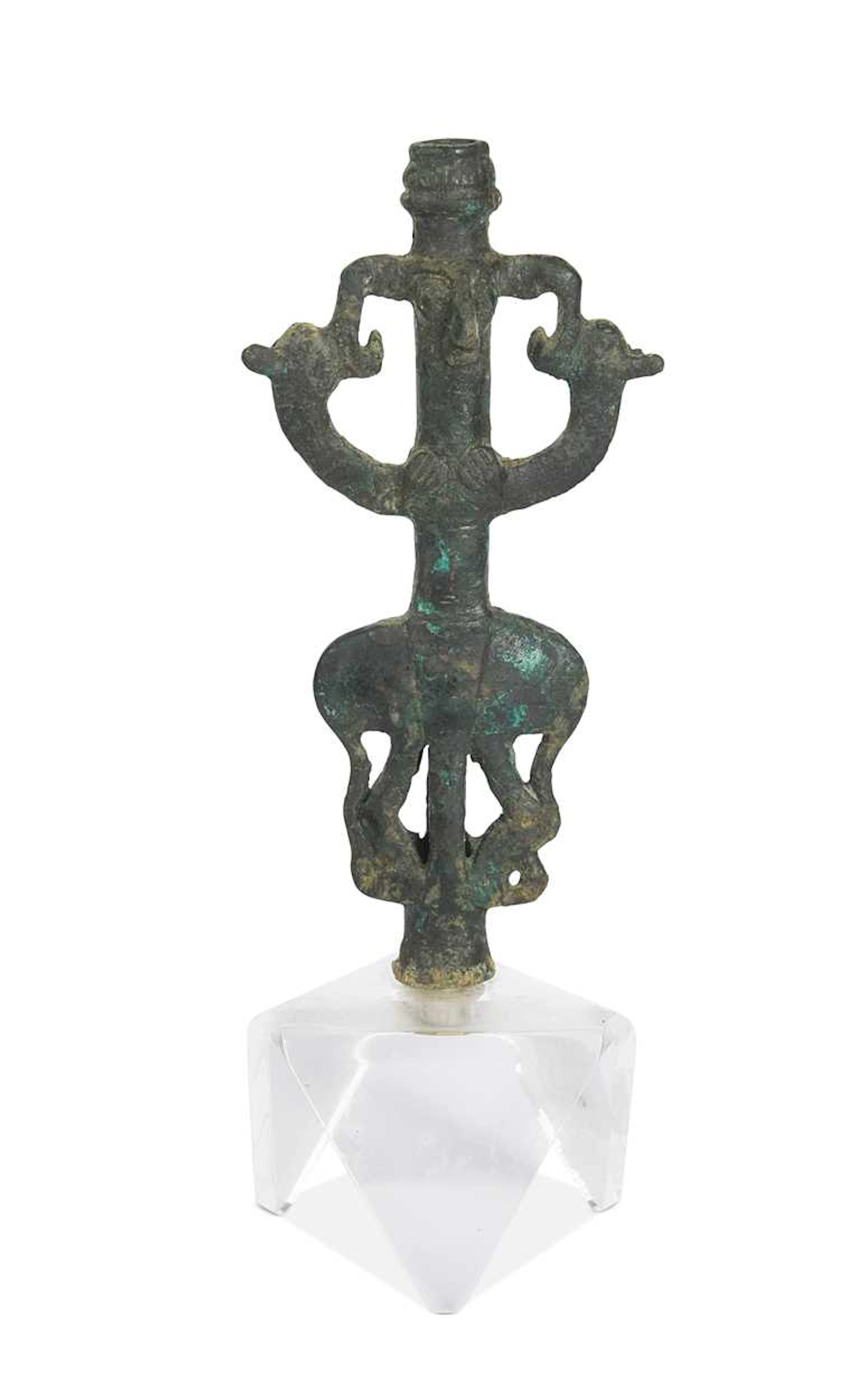 An Ordos (Inner Mongolia, China) bronze fitting, possibly from a horse