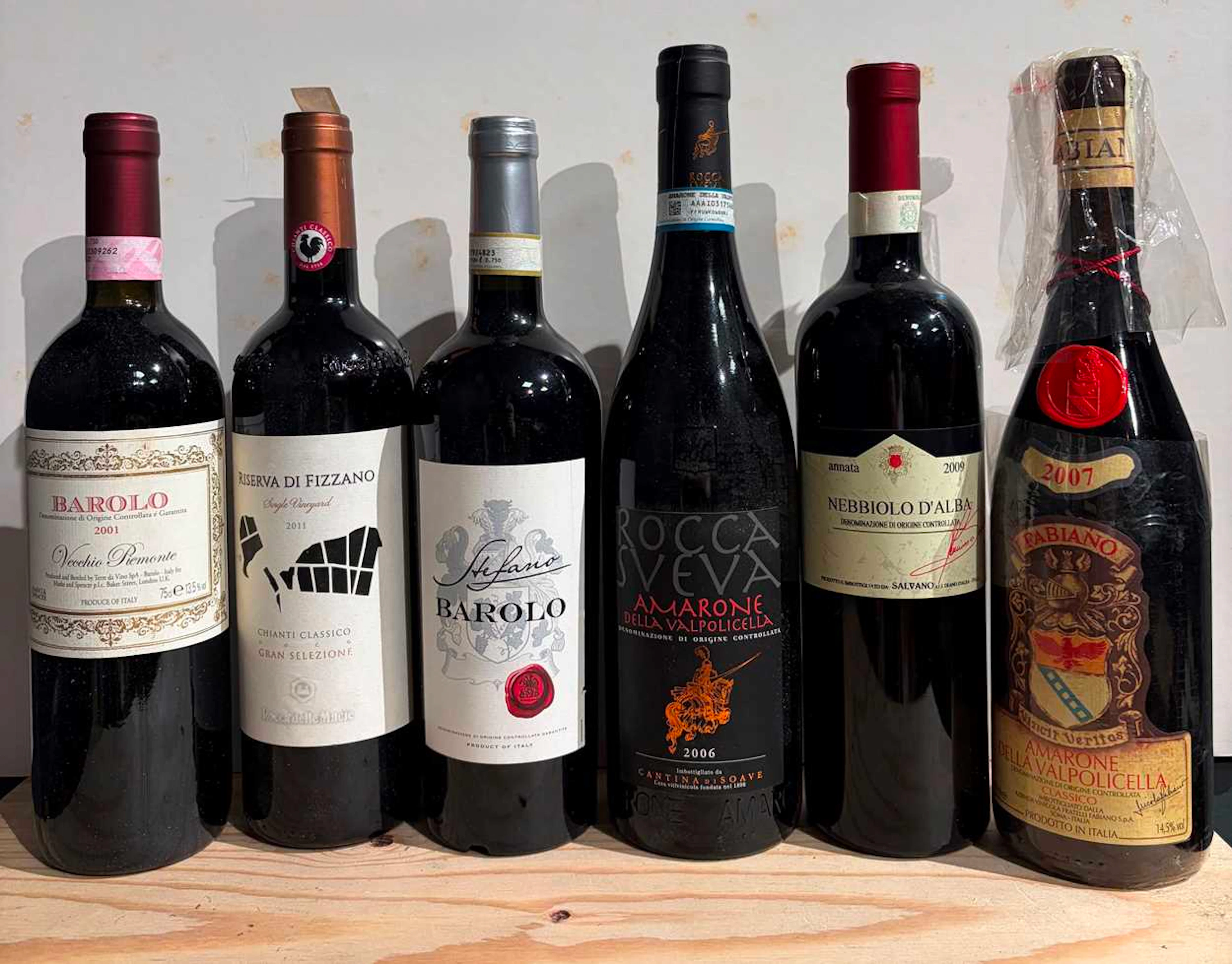 Italian wines.