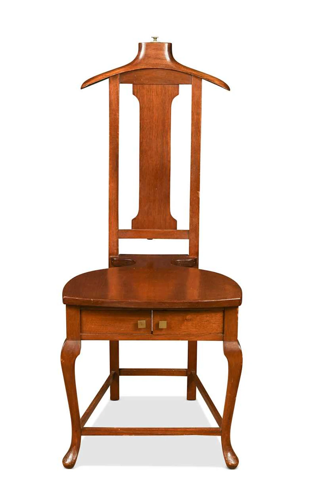 Papworth Industries, Cambridge, an patented oak Gentleman's valet