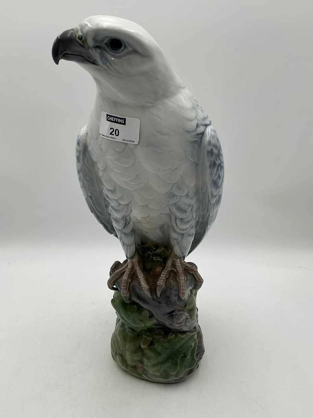 A Royal Copenhagen Icelandic Falcon 41cm High