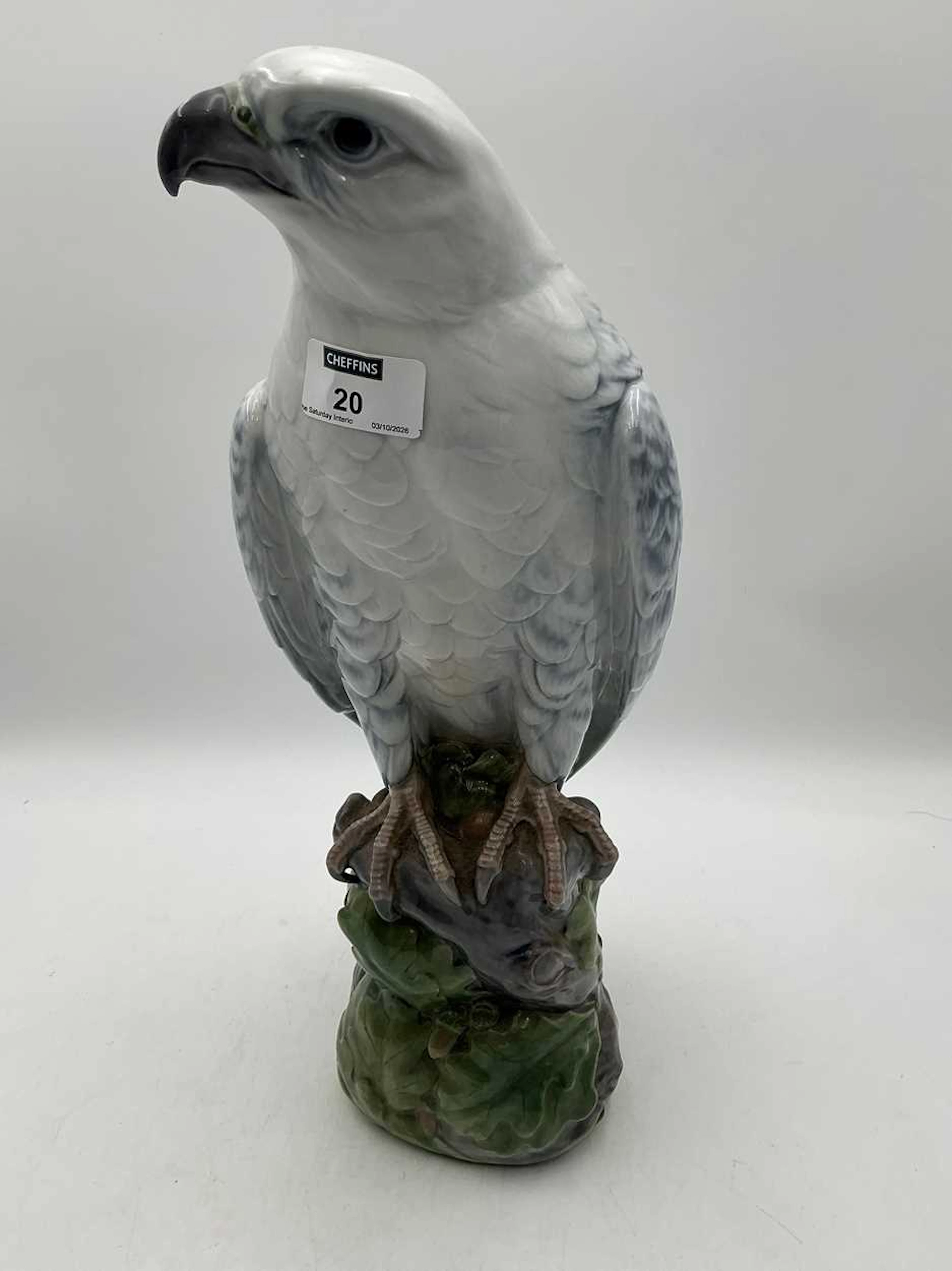 A Royal Copenhagen Icelandic Falcon 41cm High