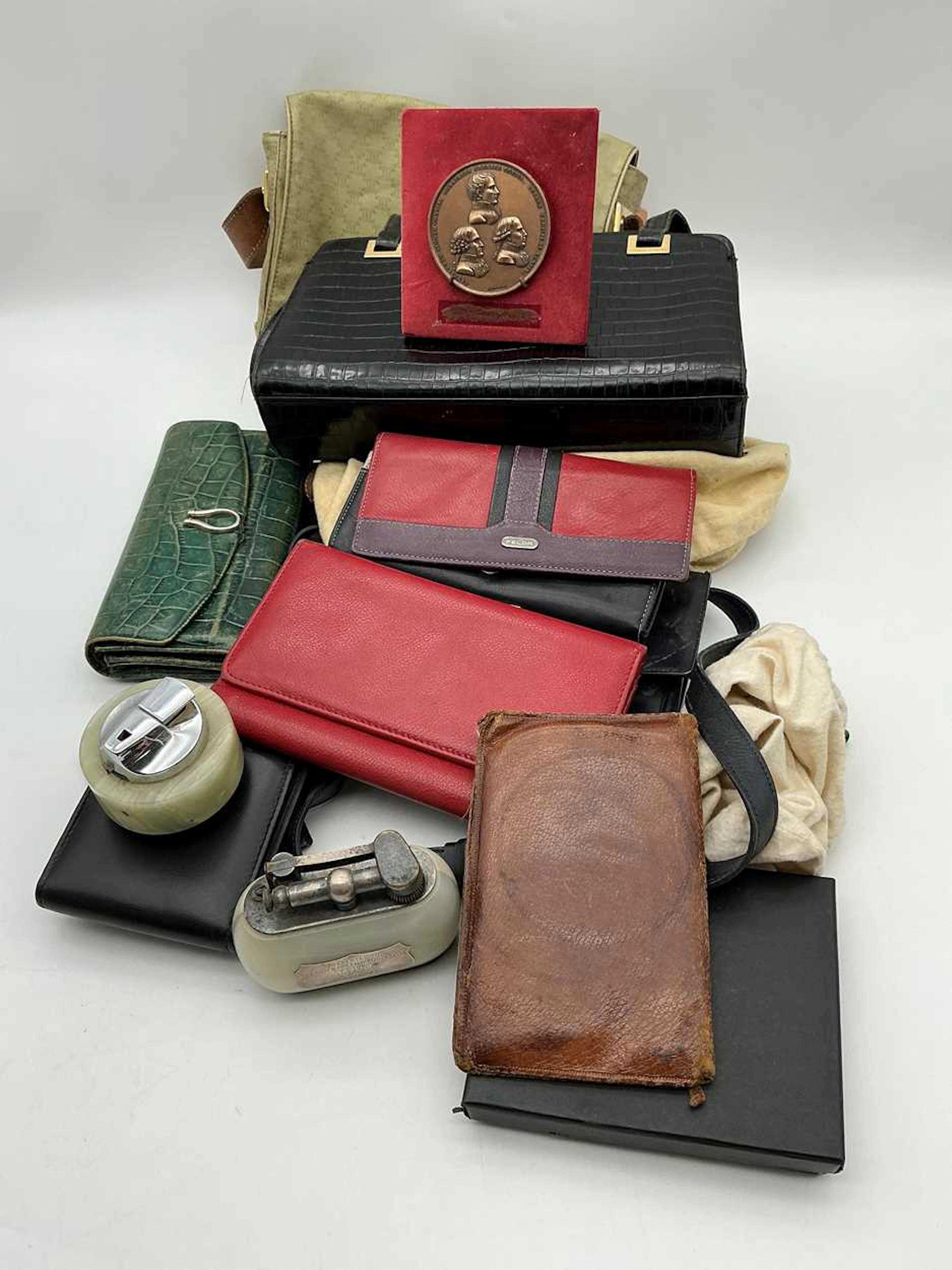 A Charles Jourdan handbag and others by Celine etc.