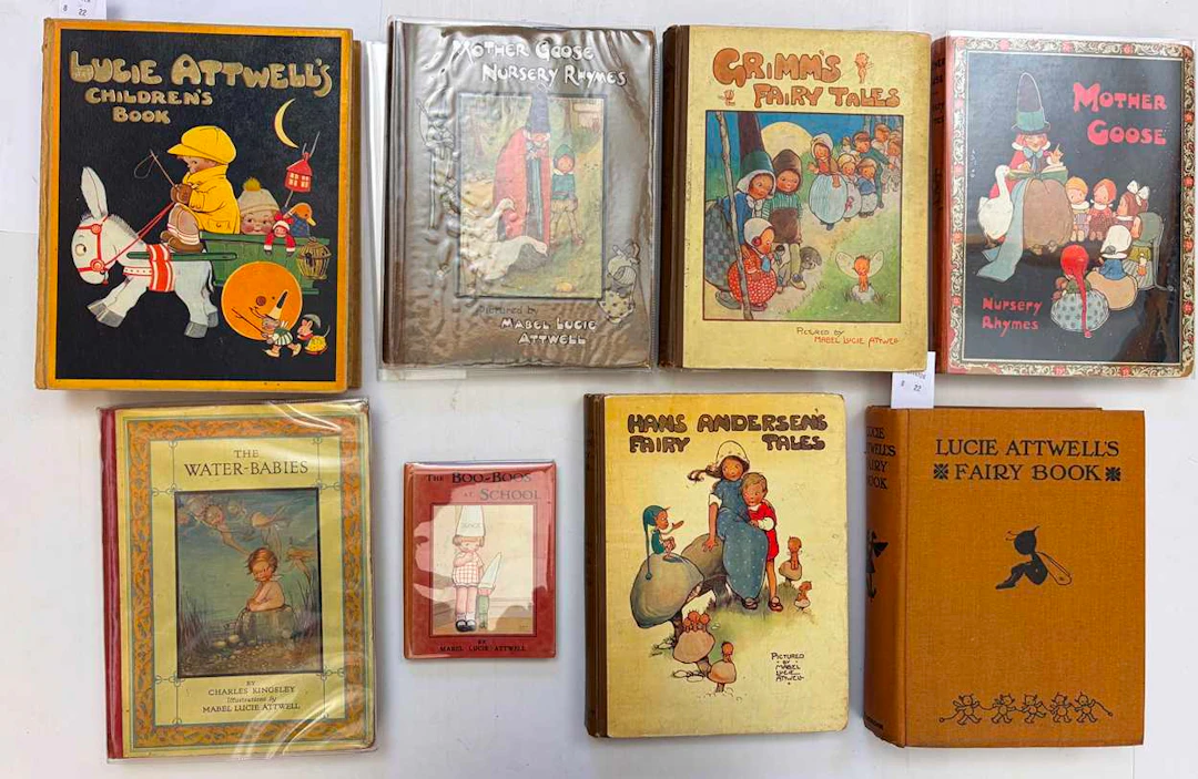 ATTWELL (Mabel Lucie' illustrator) Collection of eight titles.