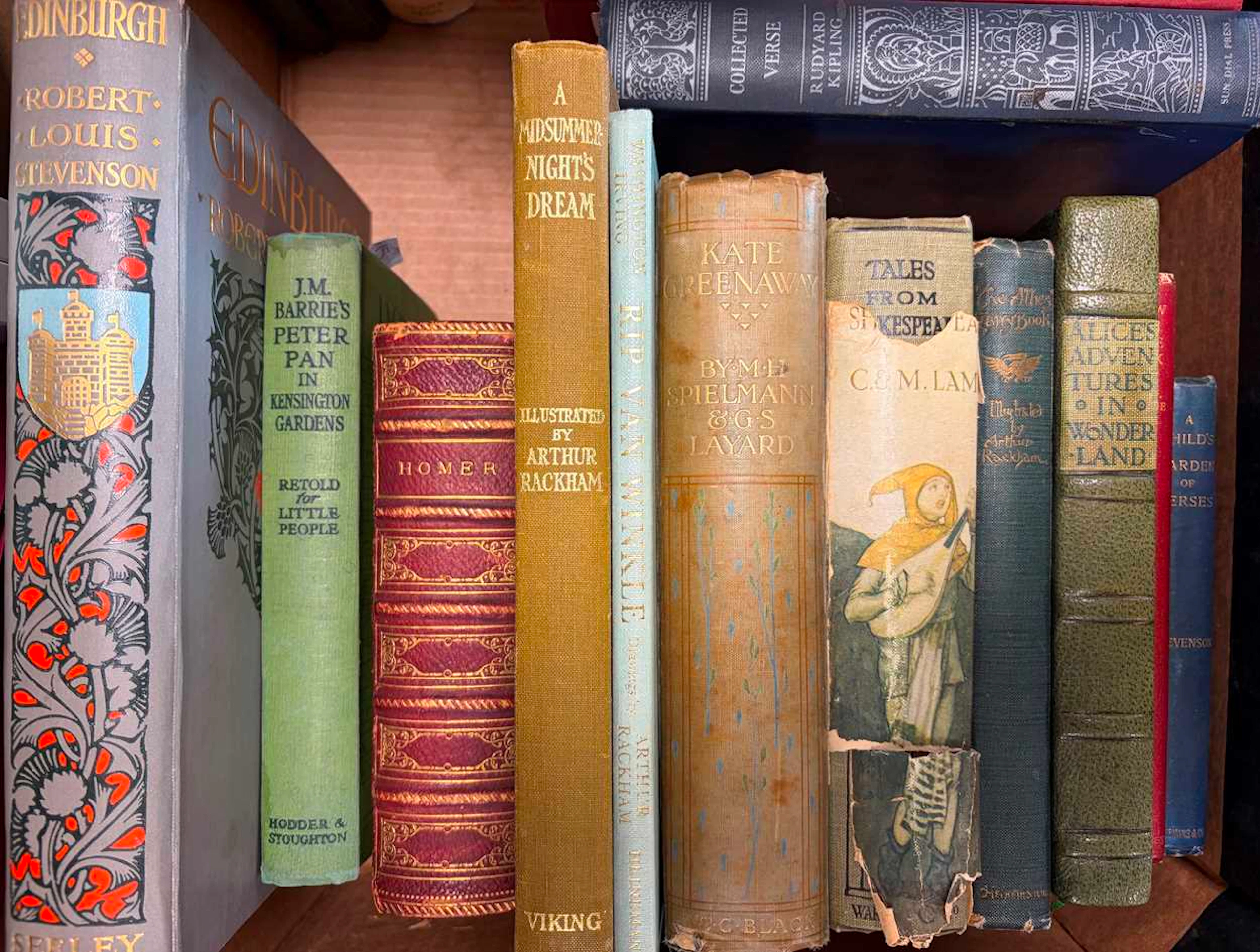 Children's illustrated including Rackham.