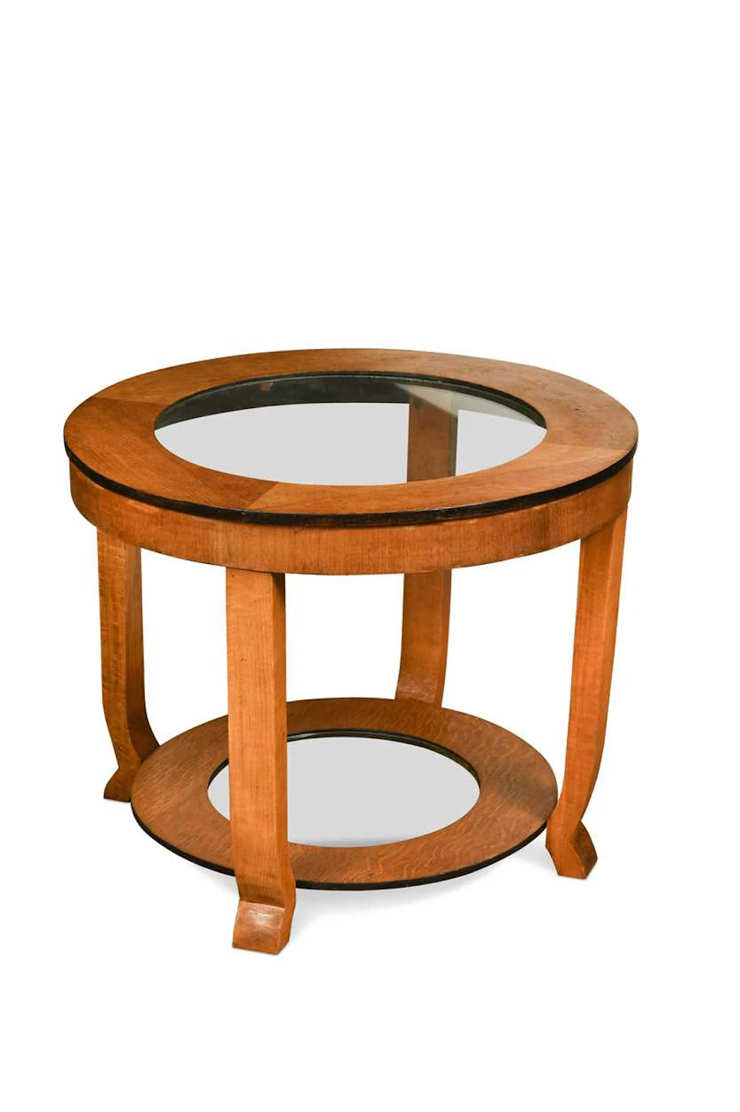 An Art Deco pale oak occasional table, circa 1930