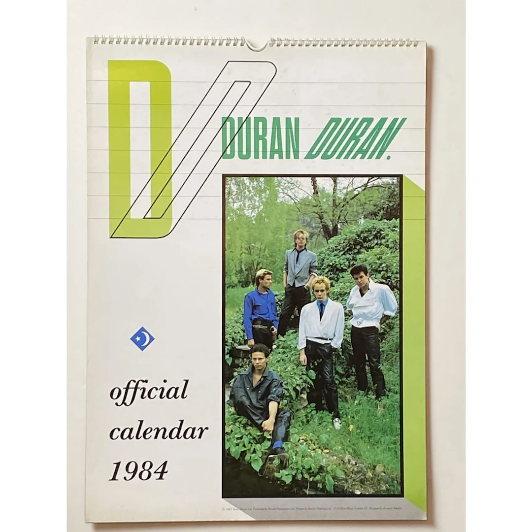 Duran Duran Vintage Calendars - 1984 and 1985