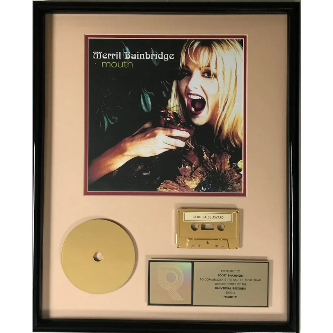 Merril Bainbridge "Mouth" RIAA Gold Single Award