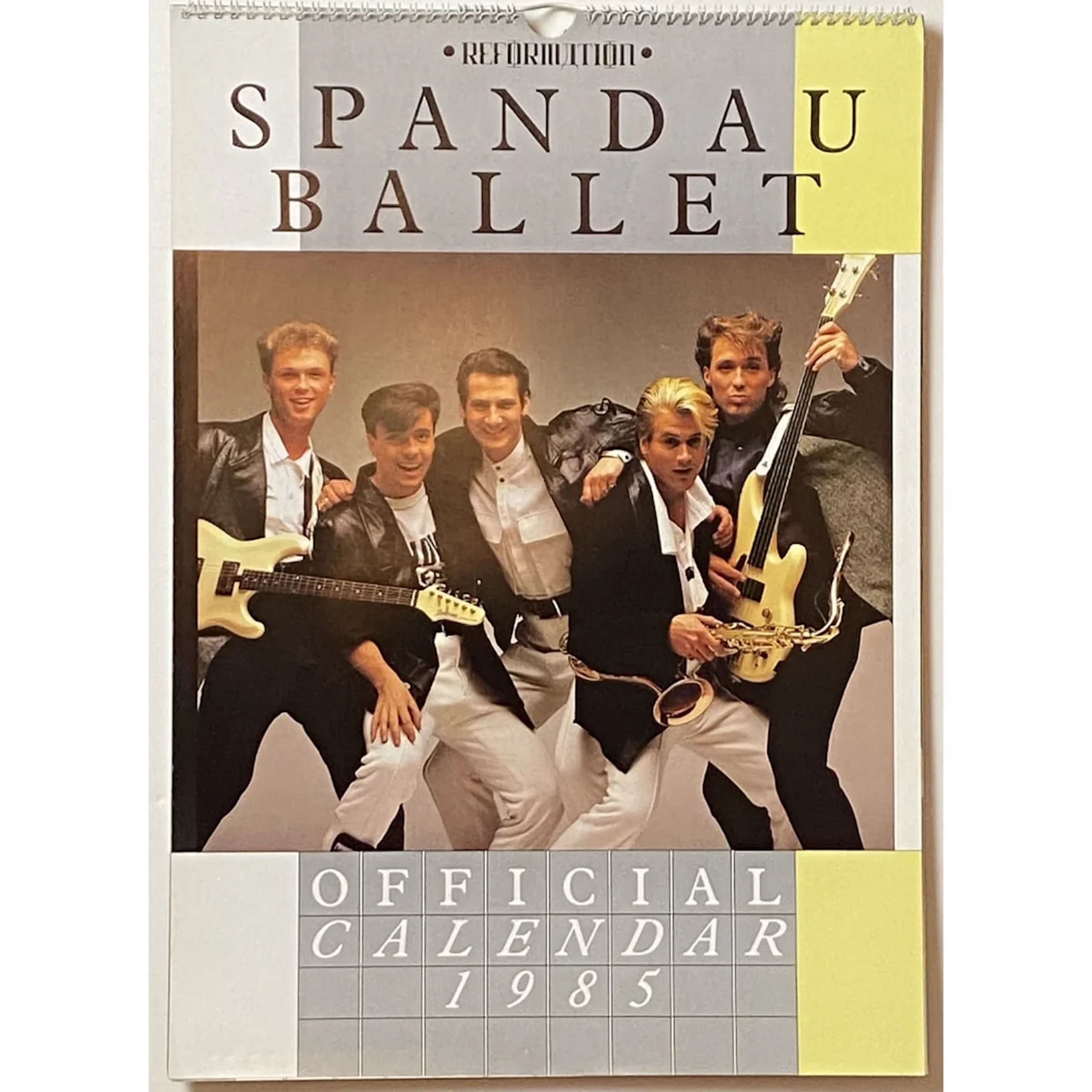 Spandau Ballet Vintage 1985 Calendar