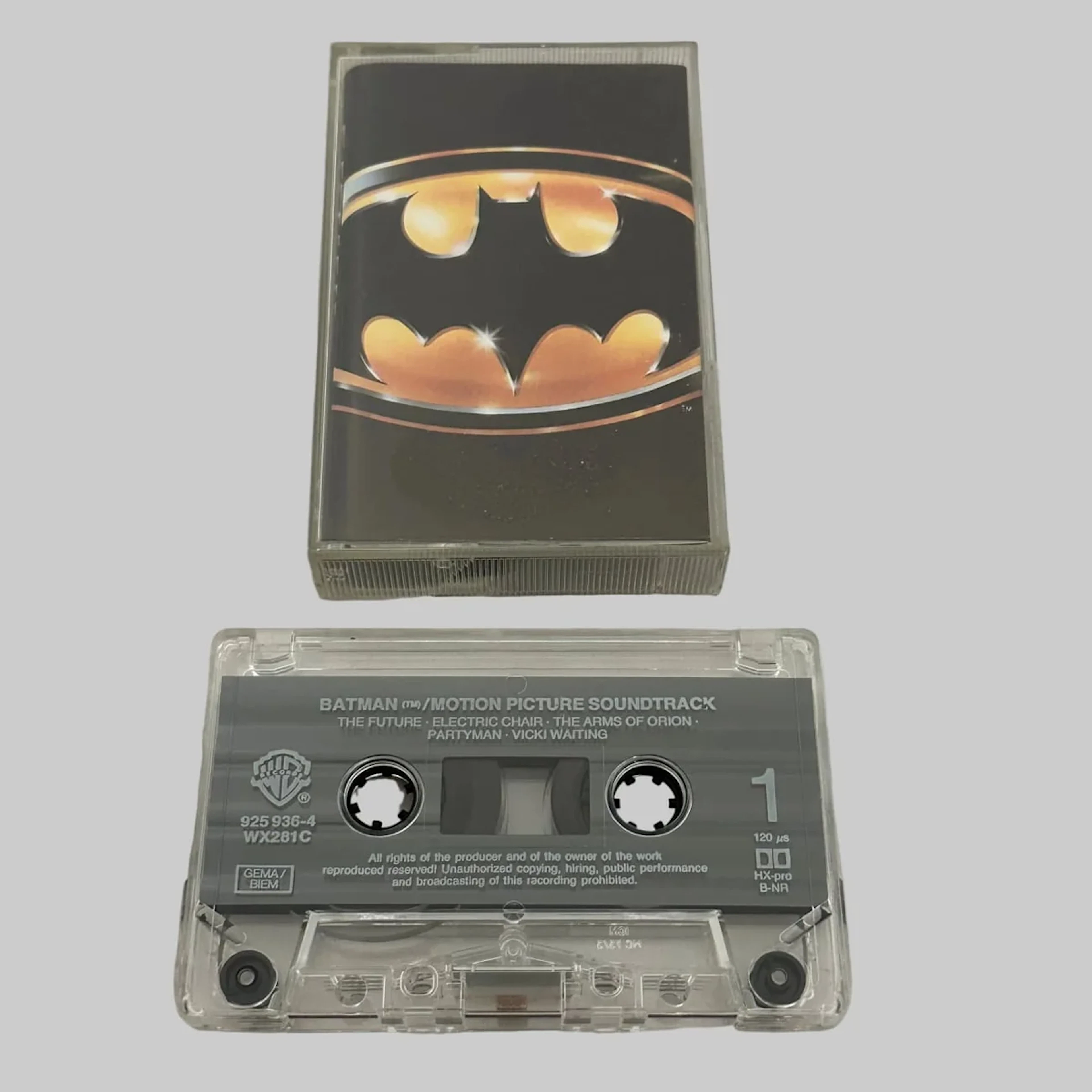 Prince Batman Soundtrack 1989 Cassette 925936-4