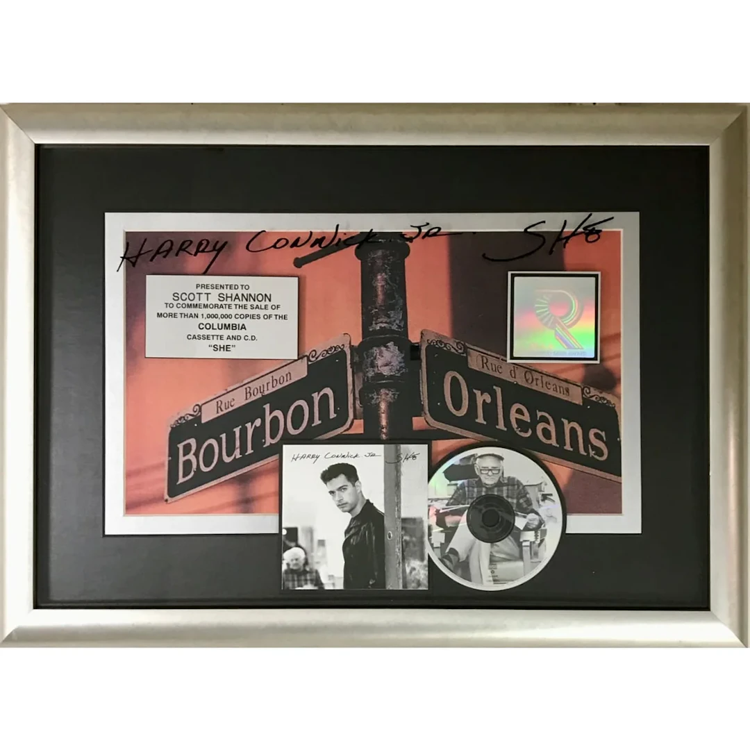 Harry Connick Jr. She RIAA Platinum Album Award