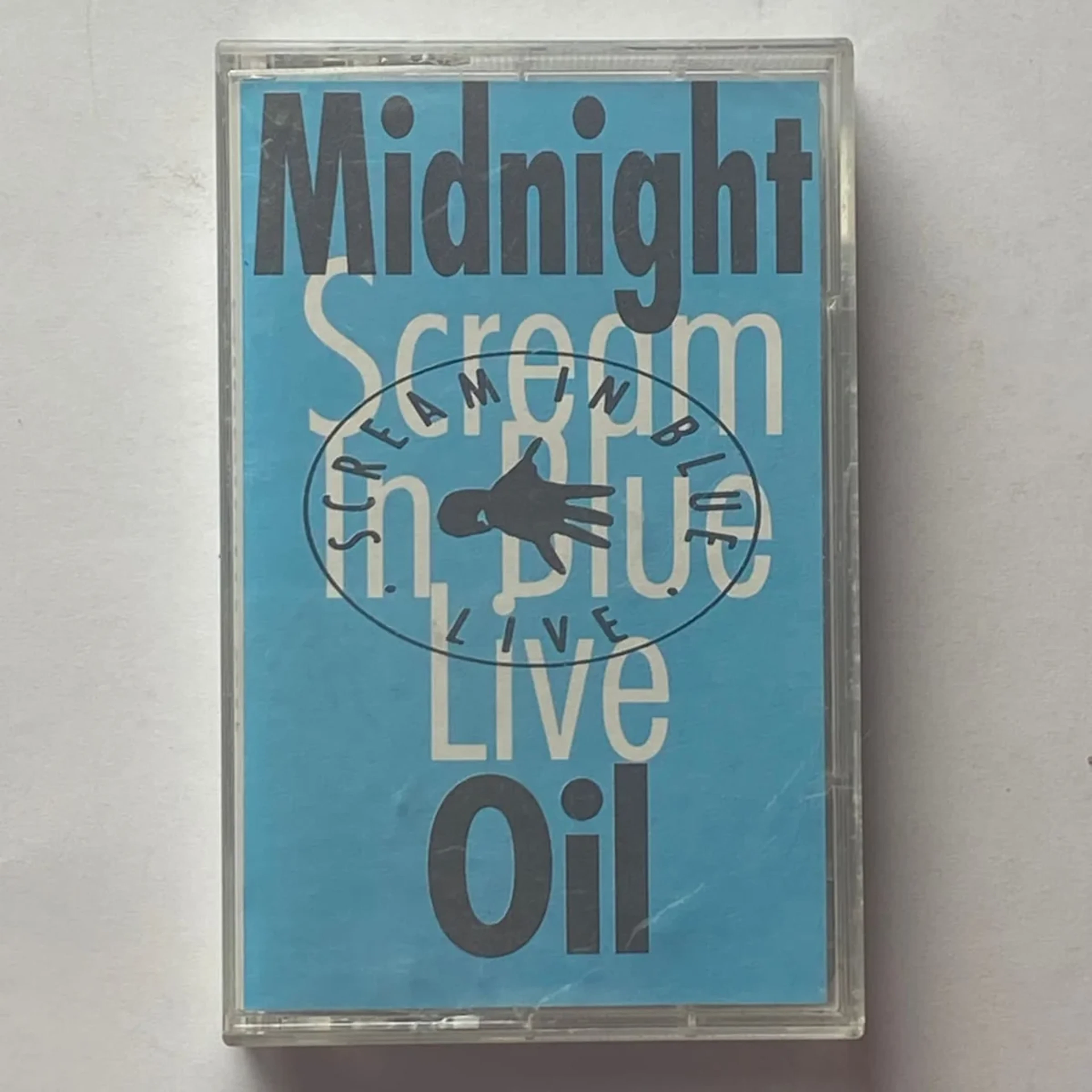 Midnight Oil Scream in Blue Live Promo 1992 Cassette