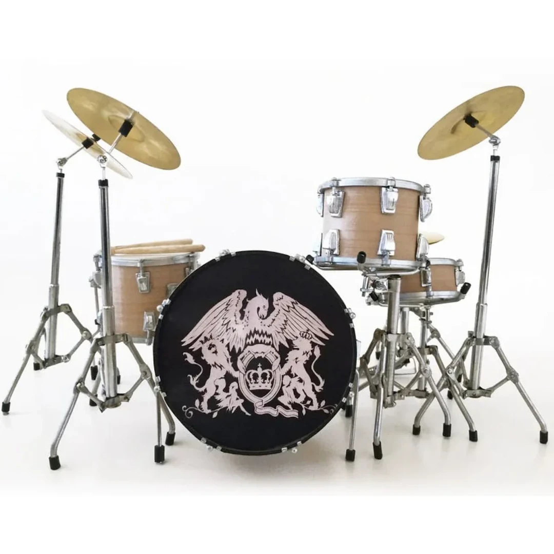 Queen Crest Roger Taylor Mini Drum Kit