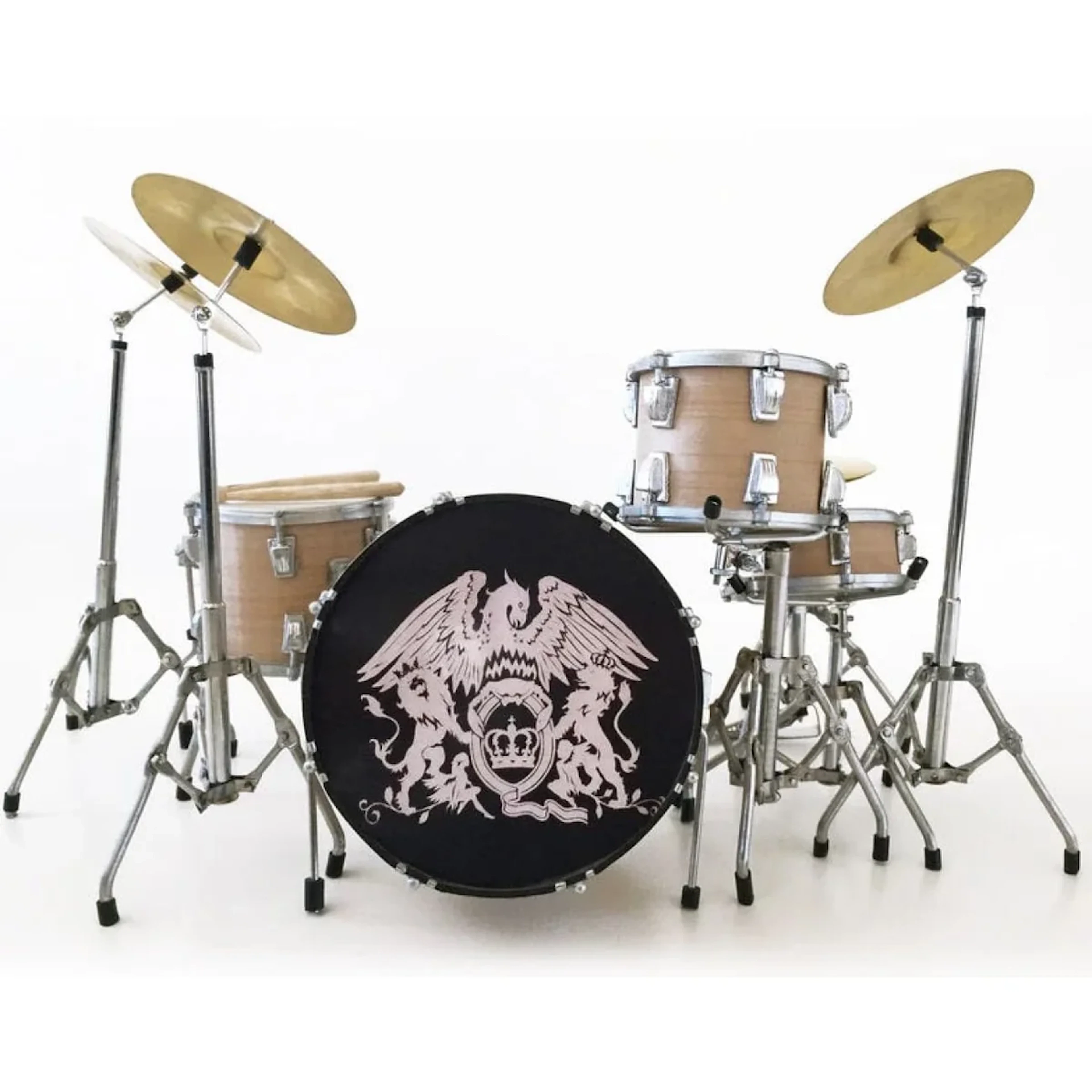 Queen Crest Roger Taylor Mini Drum Kit