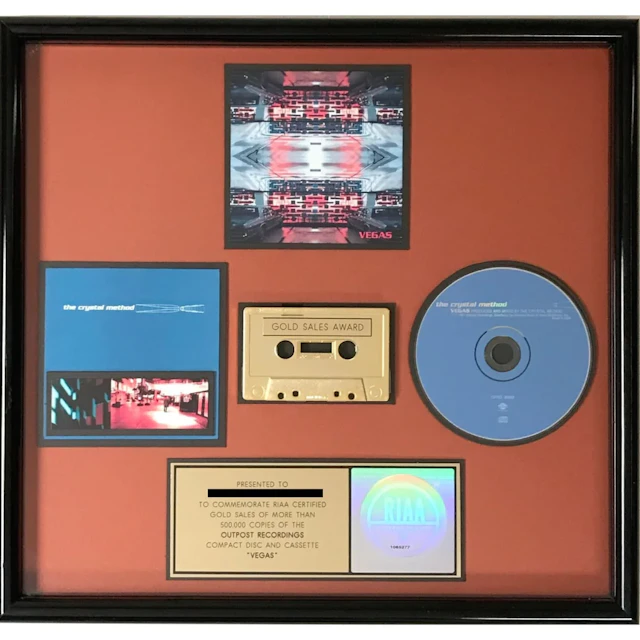 The Crystal Method Vegas RIAA Gold Award